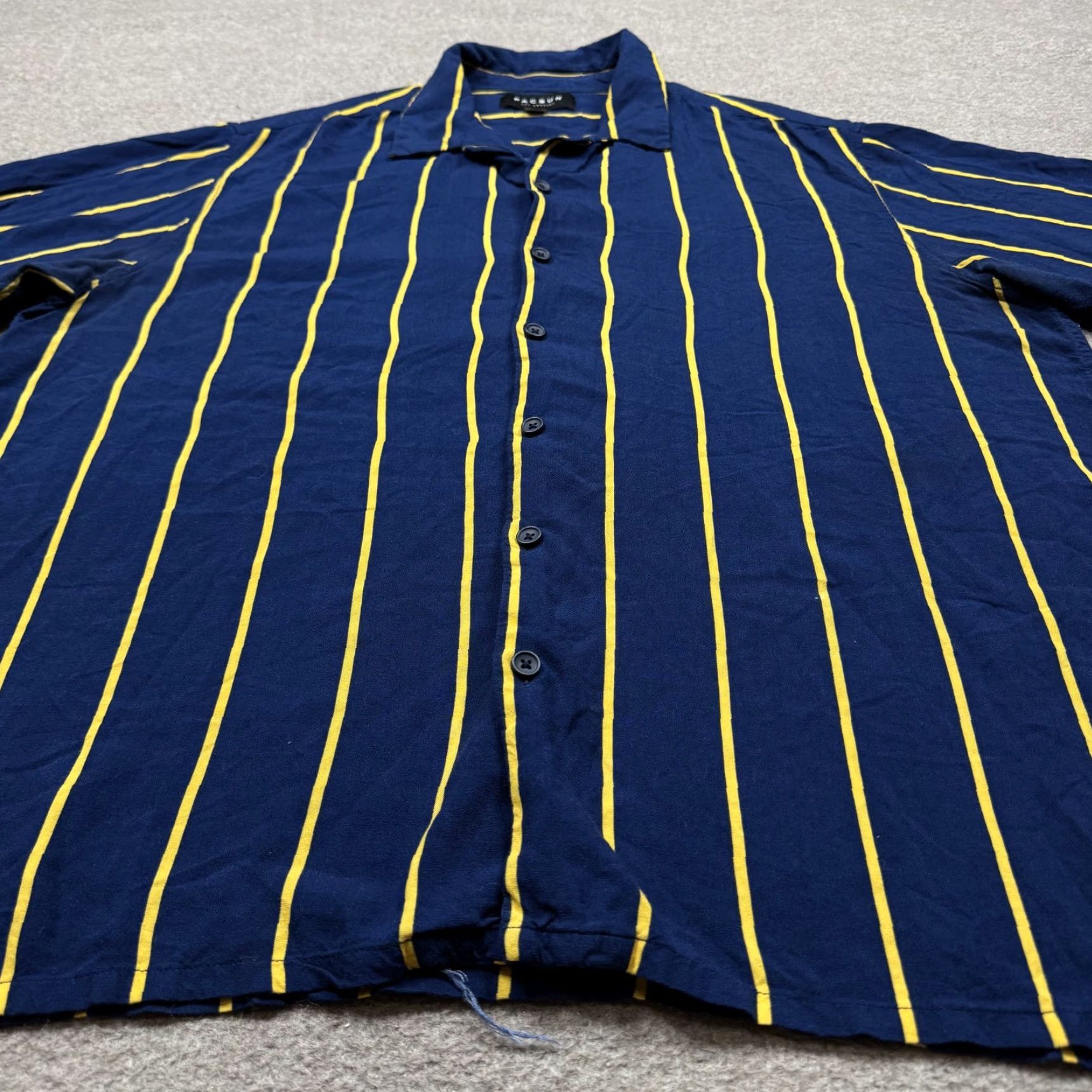 Pacsun Pacsun Men’s Shirt XL Blue Button-Up Short Sleeve Lightweight Geometric Pattern Hawaiian Colorful Casual Shirt Size US XL / EU 56 / 4 - 3 Thumbnail