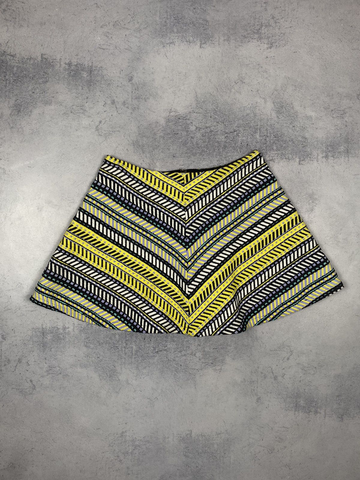 Just Cavalli Just Cavalli Women's Multi-Color Striped A-Line Mini Skirt Size S / US 4 / IT 40 - 3 Thumbnail