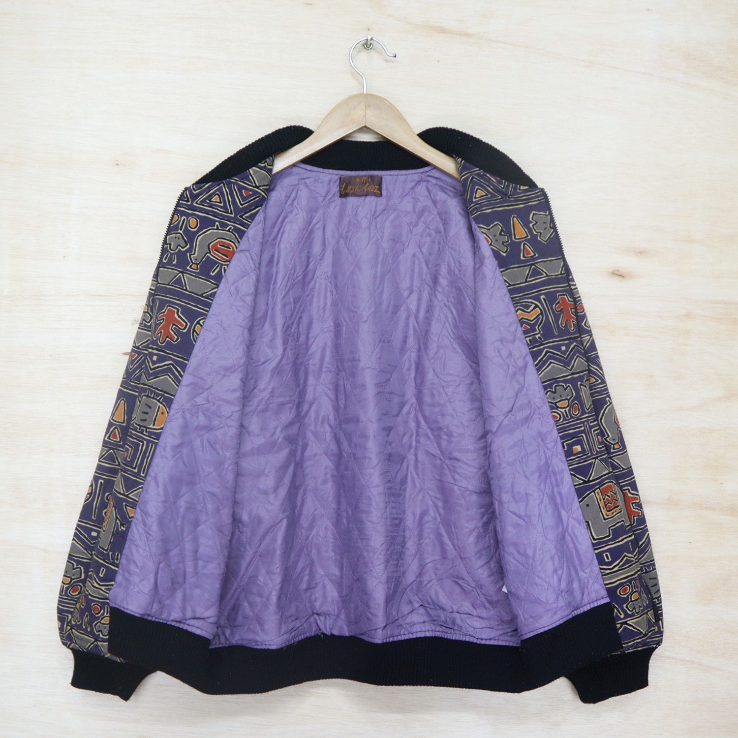 JAPANESE BRAND Full Print Logo Bomber Jacket