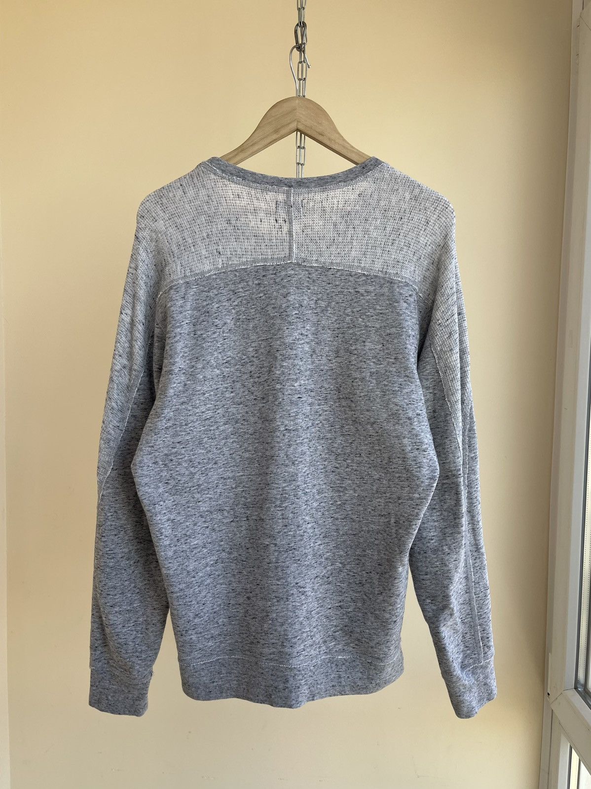 Diesel Diesel S Gladys Regular Fit Waffle Knit Shoulder Sweatshirt Size US L / EU 52-54 / 3 - 2 Thumbnail