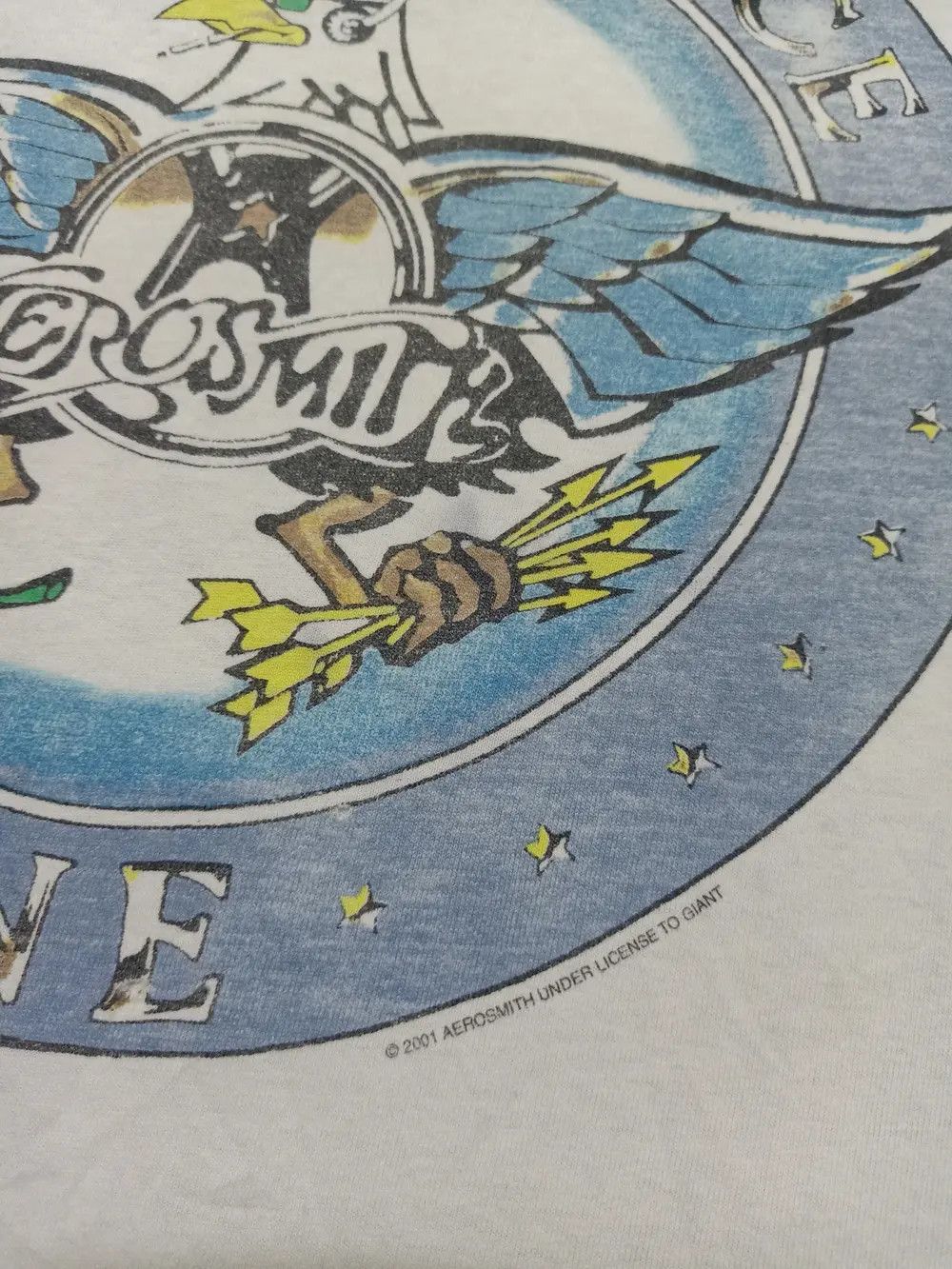 Band Tees × Vintage Vintage Trashed Aerosmith Just Push play Size US M / EU 48-50 / 2 - 4 Thumbnail