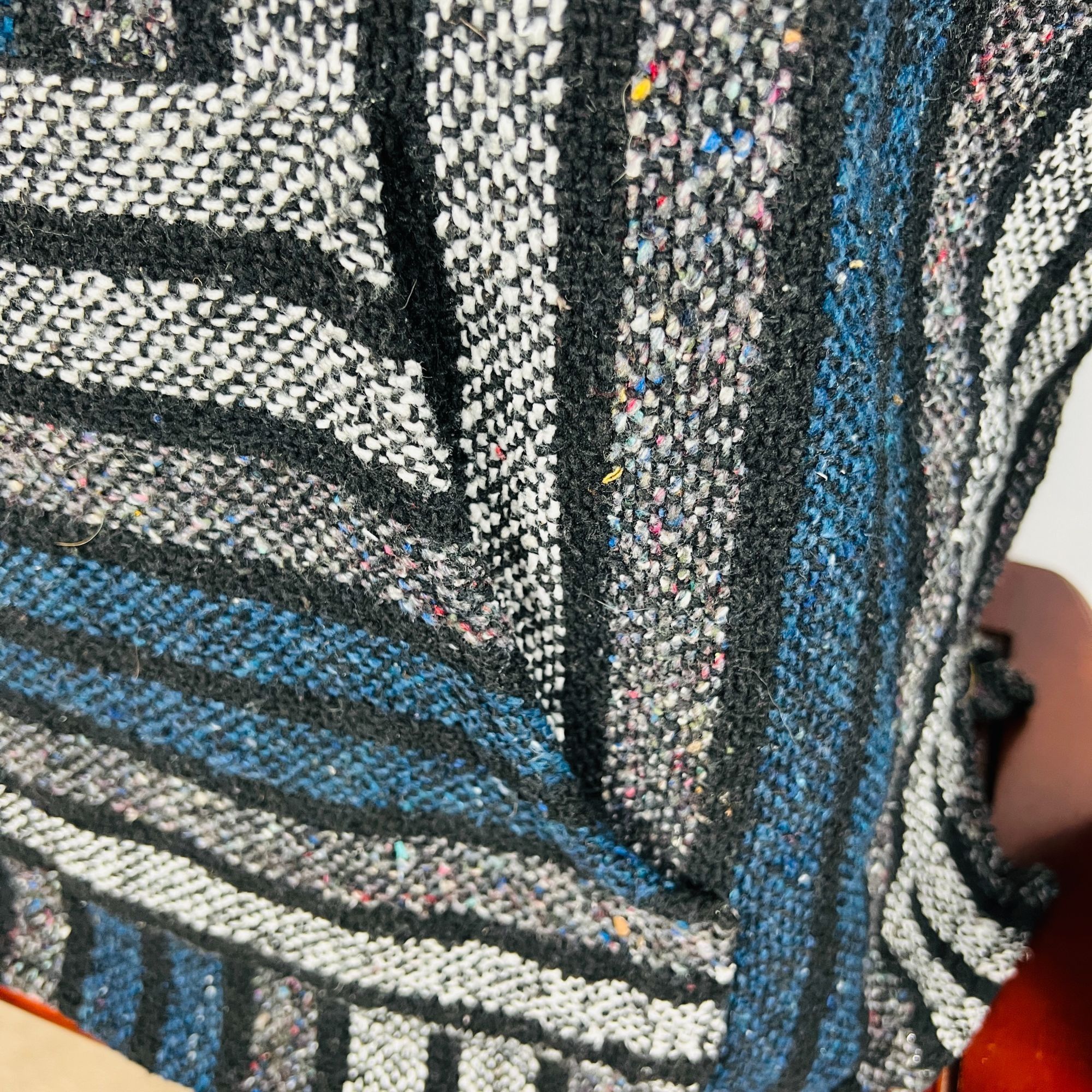 Designer Baja Hoodie Hippie Rasta Surfer Pullover Jacket Mexican Size US L / EU 52-54 / 3 - 3 Thumbnail