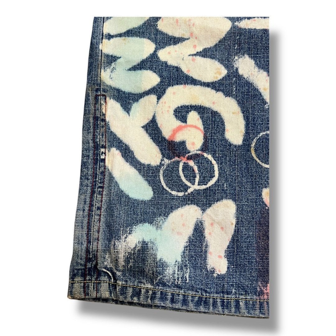 Designer × Japanese Brand VARCITY DISTRESSED JEANS DENIM Size US 34 / EU 50 - 16 Thumbnail