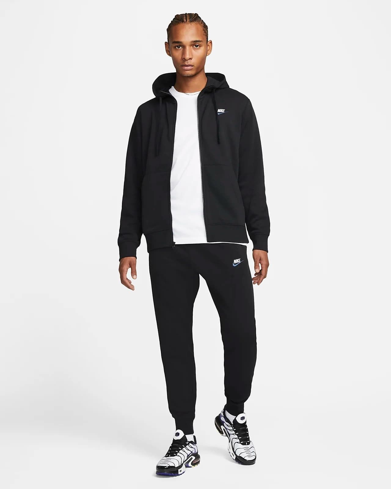 Nike Mens Nike Basic Black Sweatpants Dril Drip Y2K ACG TN Size US 30 / EU 46 - 2 Thumbnail