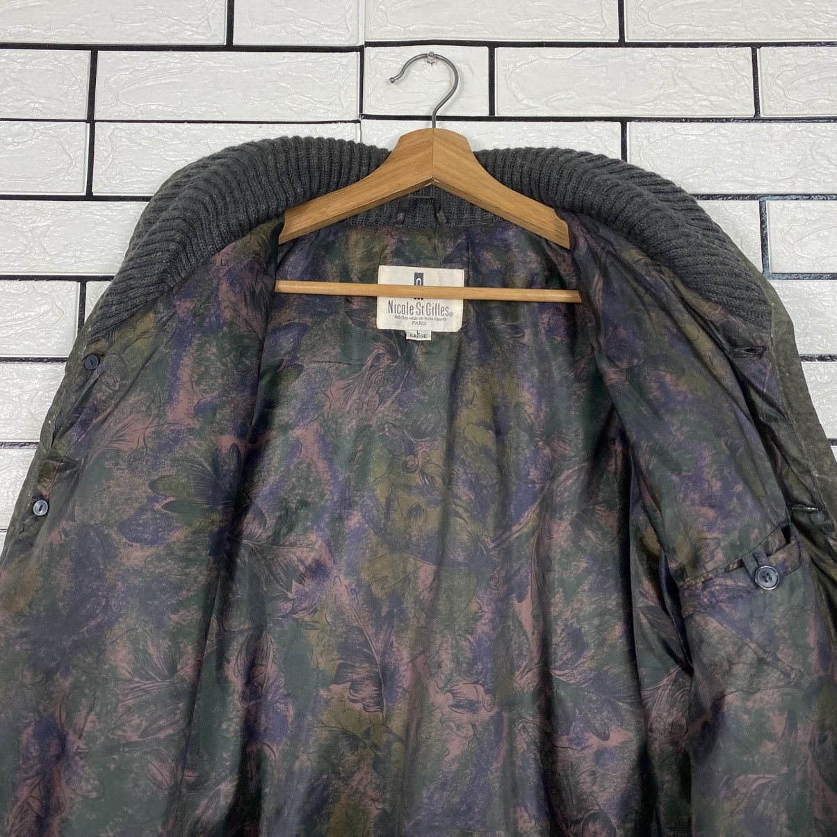 Japanese Brand 📌Vintage Wool Bomber Jacket Nicole St Gilles Issey Miyake Size US L / EU 52-54 / 3 - 15 Thumbnail