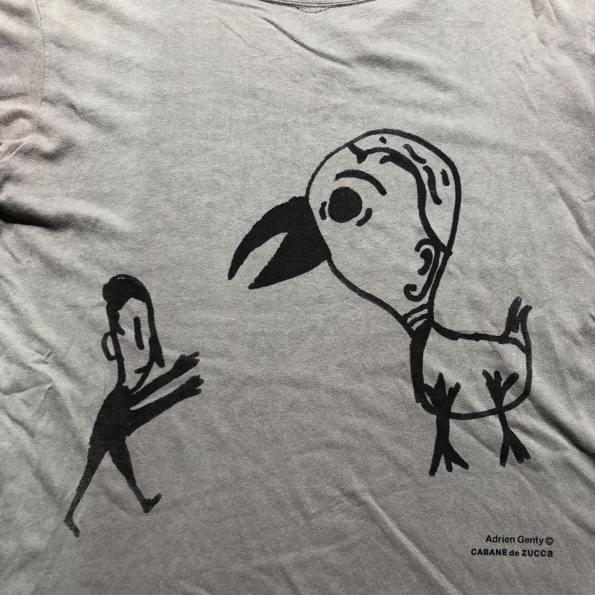 CABANE de ZUCCa × Issey Miyake × Japanese Brand Cabane de Zucca T-Shirt by Adrein Genty Size US S / EU 44-46 / 1 - 2 Thumbnail