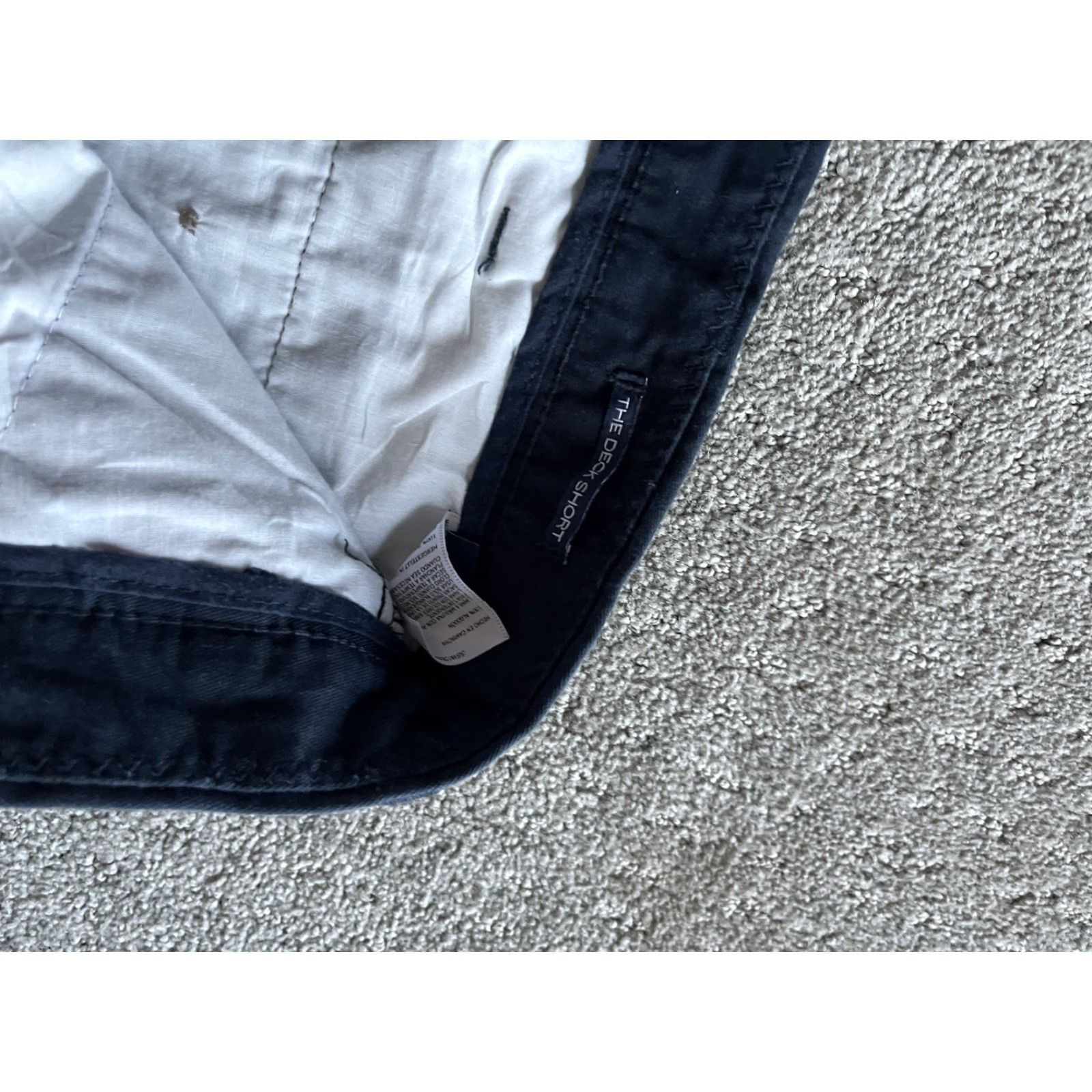 Nautica Nautica Navy Blue Men Shorts Size 38W The Deck Short Classic Fit Distressed Soli Navy Blue Men Shorts 38W The Deck Short Classic Fit Distressed Soli Size US 38 / EU 54 - 6 Thumbnail