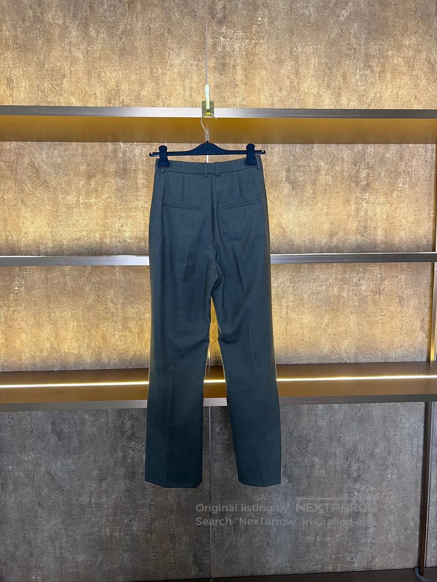 Y's Y's Wool Wide Leg Trousers| Size 36R - 2 Thumbnail