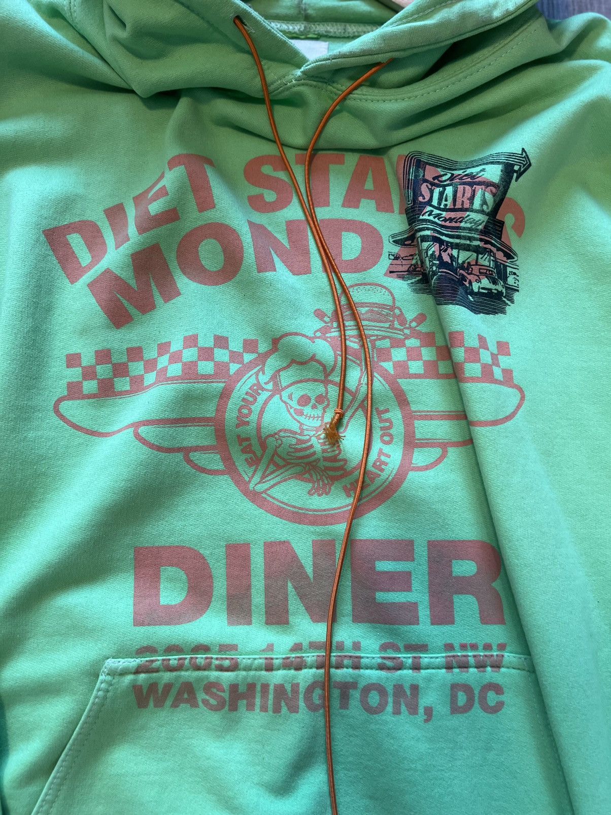 Diet Starts Monday Diet Starts Monday Lime Green Volt Hoodie Size US XXL / EU 58 / 5 - 2 Thumbnail