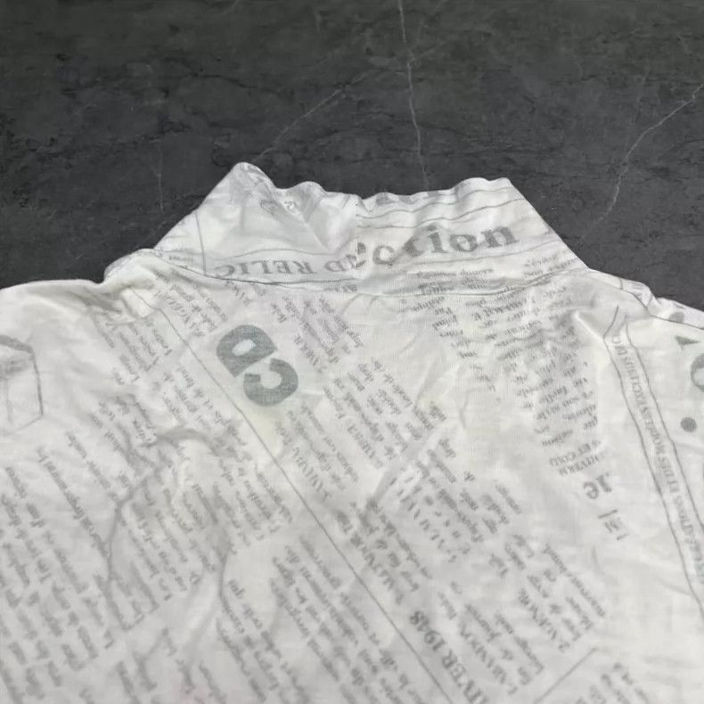 Dior dior newspaper print long sleeve Size US S / EU 44-46 / 1 - 3 Thumbnail