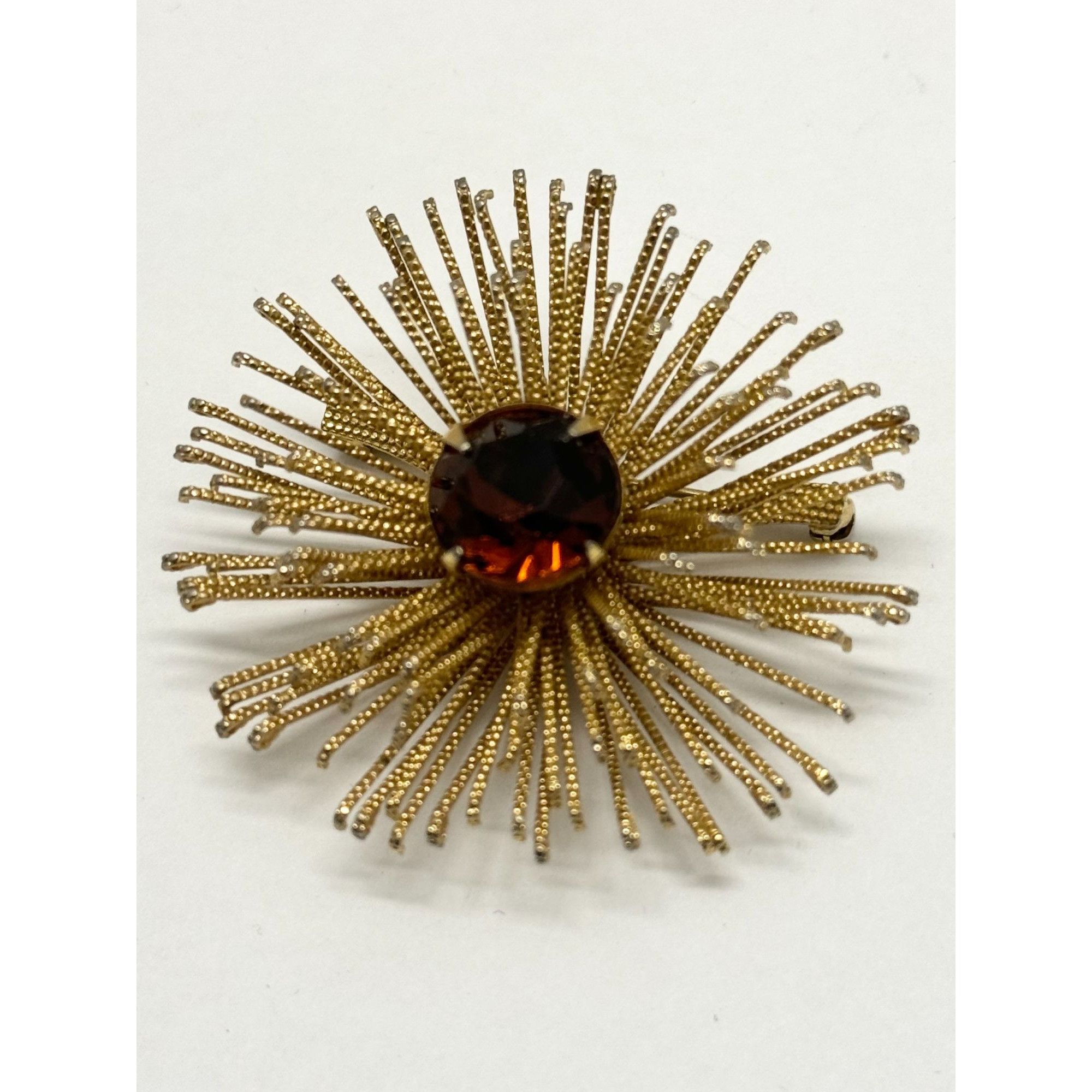 Vintage Vintage Sarah conventry brown rhinestone brooch pin Size ONE SIZE - 1 Thumbnail