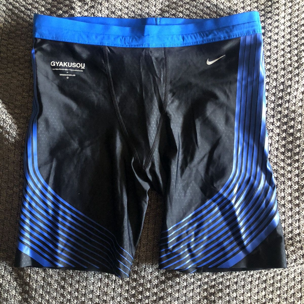 image of Gyakusou Lycra Shorts in Black, Men's (Size 34)