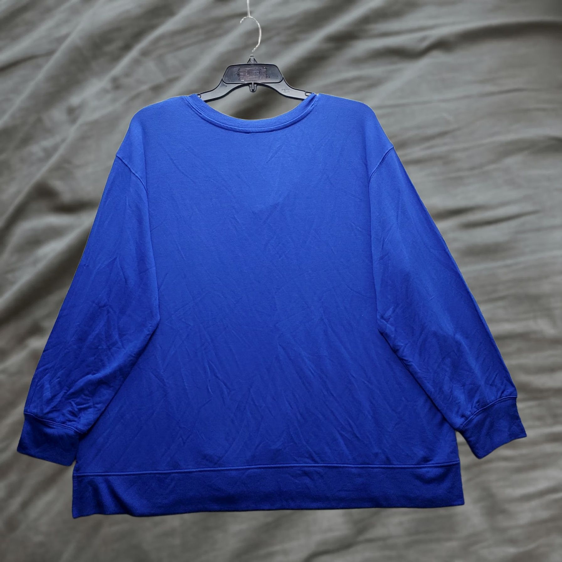 Vintage Workshop Womens 3X Blue Moisture Wicking Breathable Pullover Sweater Size XXL / US 16-18 / IT 52-54 - 1 Thumbnail