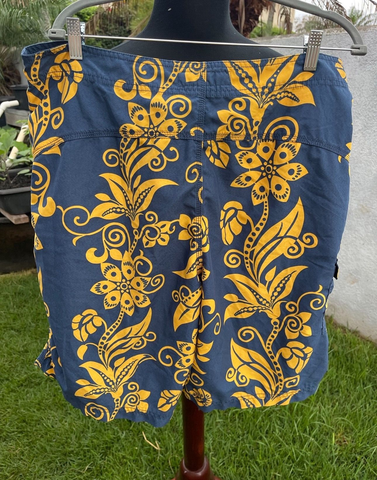 Reyn Spooner Reyn Spooner Swim Trunks Board Shorts Blue / Yellow Men's 38 Size US 38 / EU 54 - 2 Thumbnail
