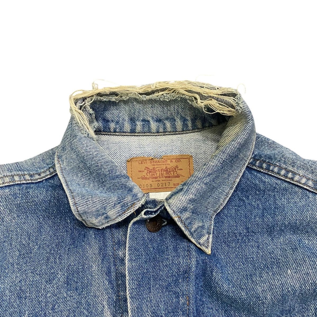 Levi's × Levi's Vintage Clothing × Vintage Vintage Levis Denim Truckers Jacket 70505-0217 Size US S / EU 44-46 / 1 - 11 Thumbnail
