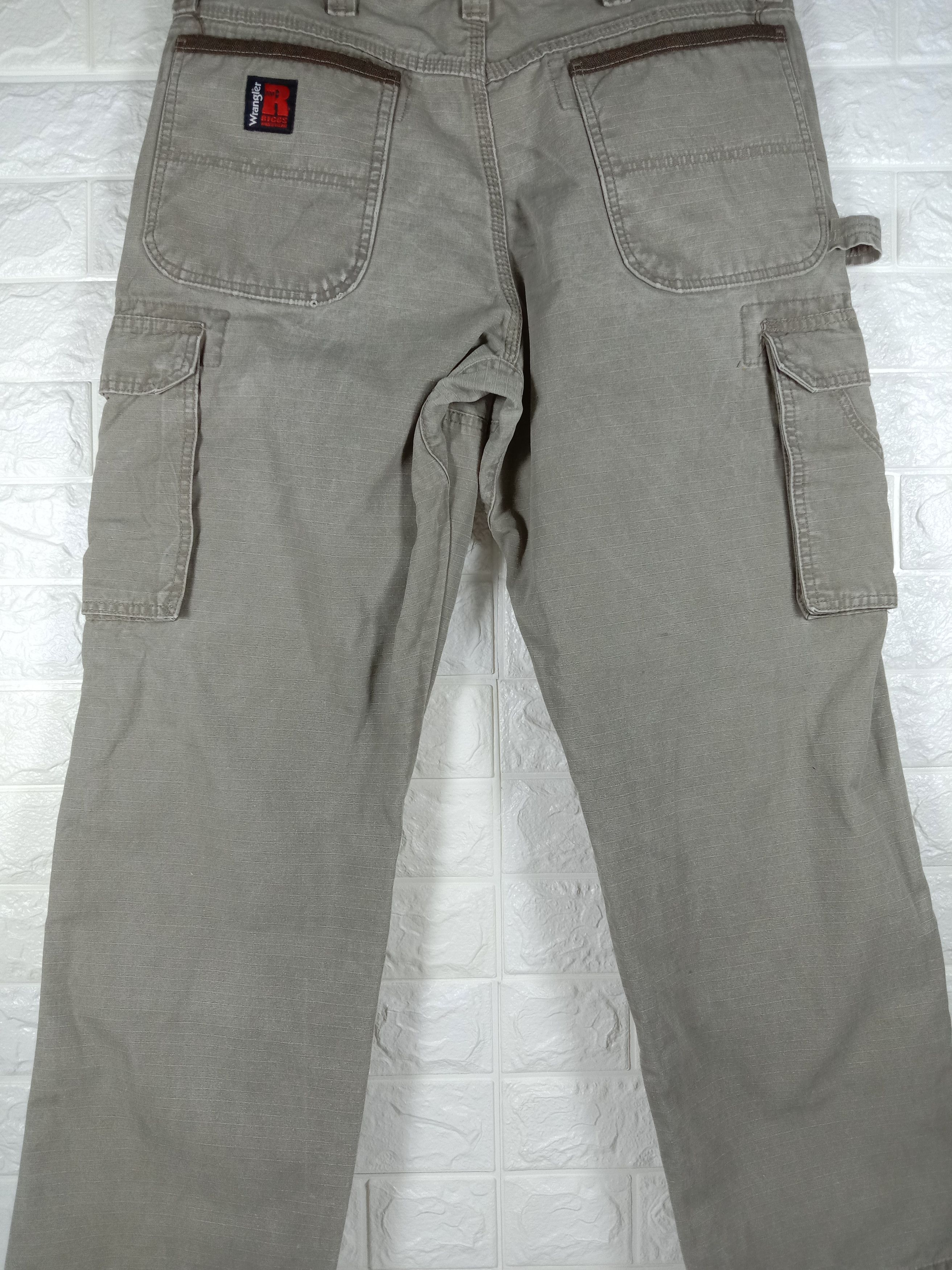 Wrangler Vintage Wrangler Rigg Carpenters Double Knee Cargo Jeans Size US 35 - 7 Thumbnail