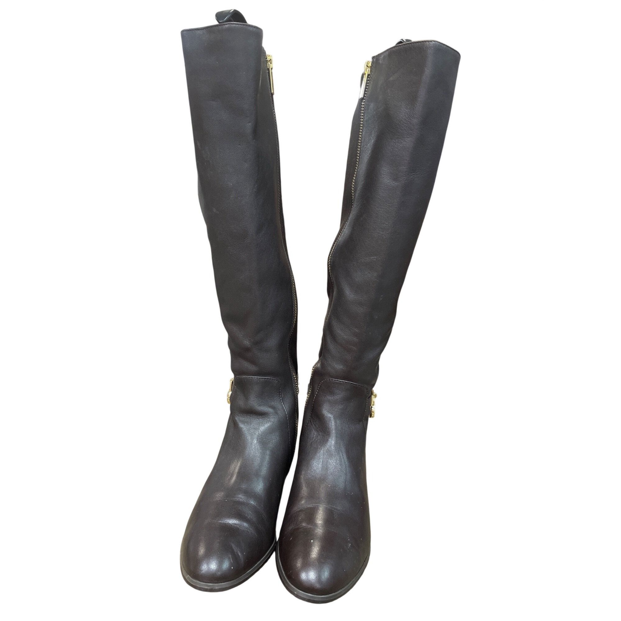 Michael Kors Michael Kors womans brown leather below knee riding boots sz Size US 6 / IT 36 - 5 Thumbnail