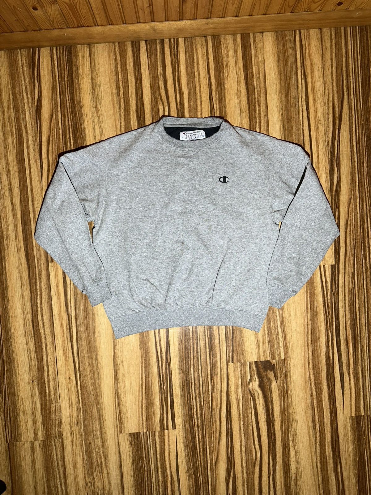 Cabelas Champion Gray crewneck with black logo Size US L / EU 52-54 / 3 - 1 Thumbnail