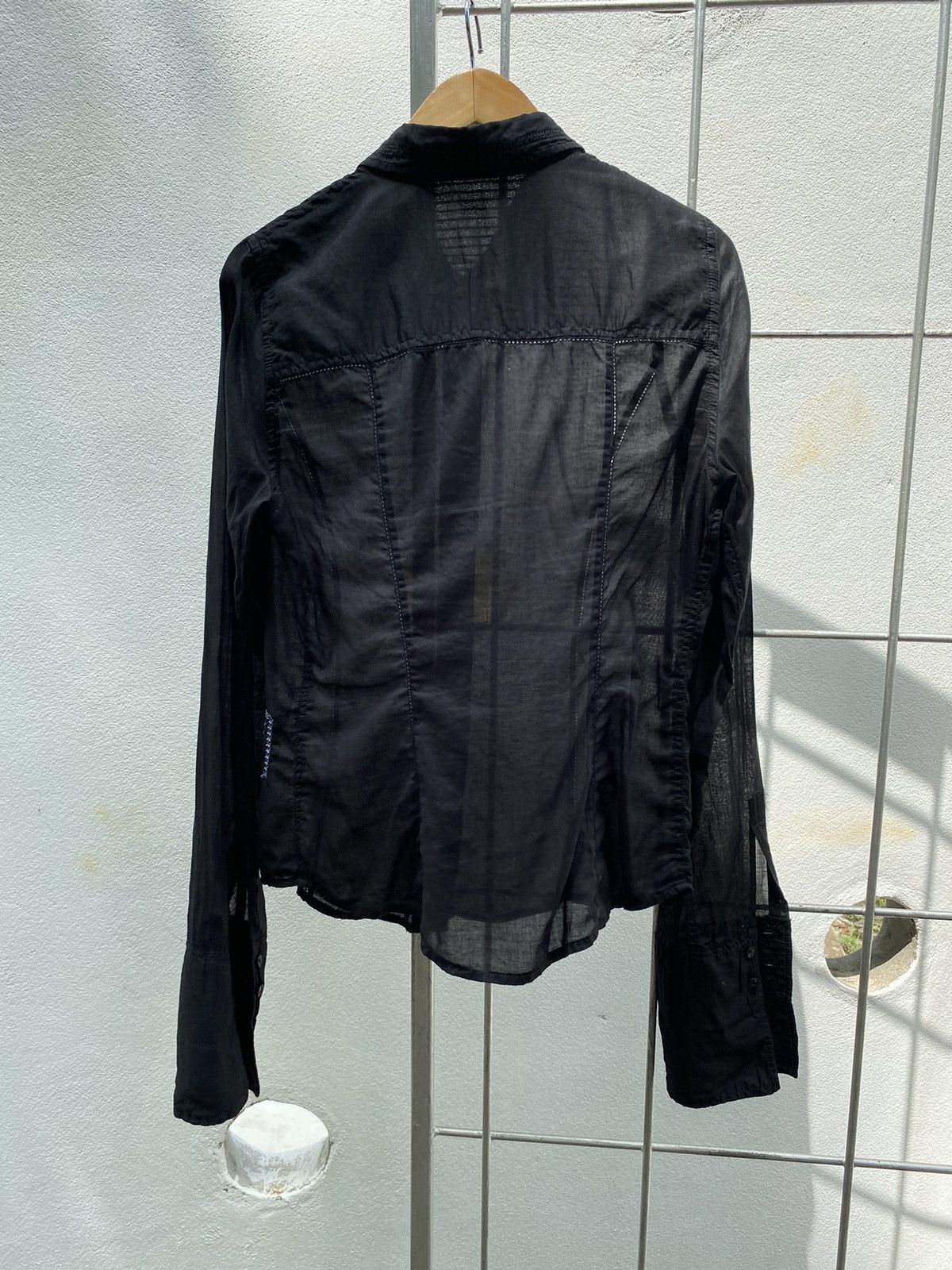 Marithe + Francois Girbaud MARITHE FRANÇOIS GIRBAUD black shirt Size ONE SIZE - 8 Thumbnail