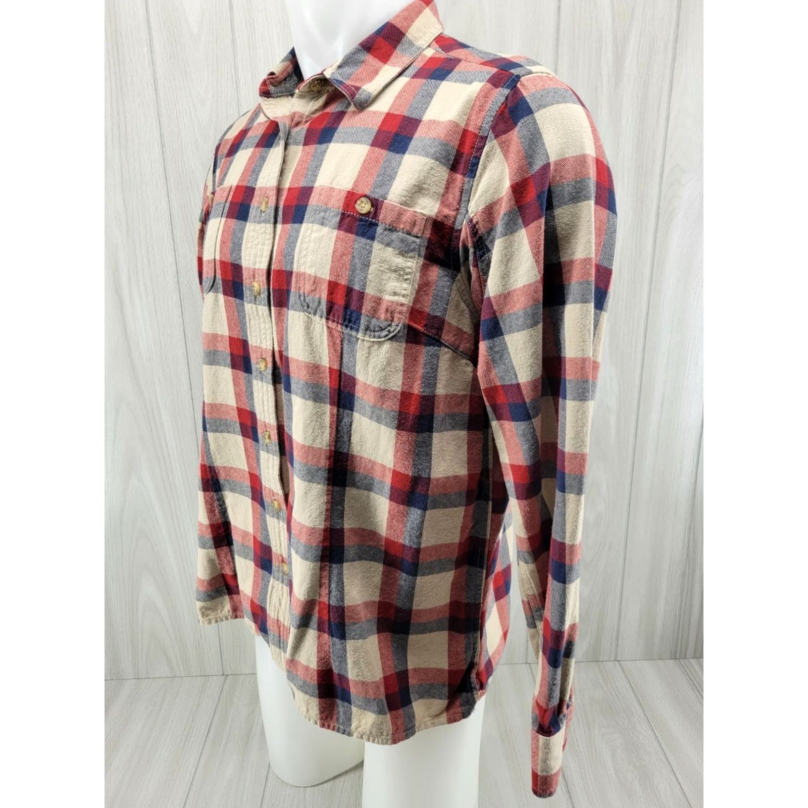 Vintage Duluth Men's L Flannel Button-Down Shirt Red Plaid Hunting Outdoors Banter Size US L / EU 52-54 / 3 - 2 Thumbnail