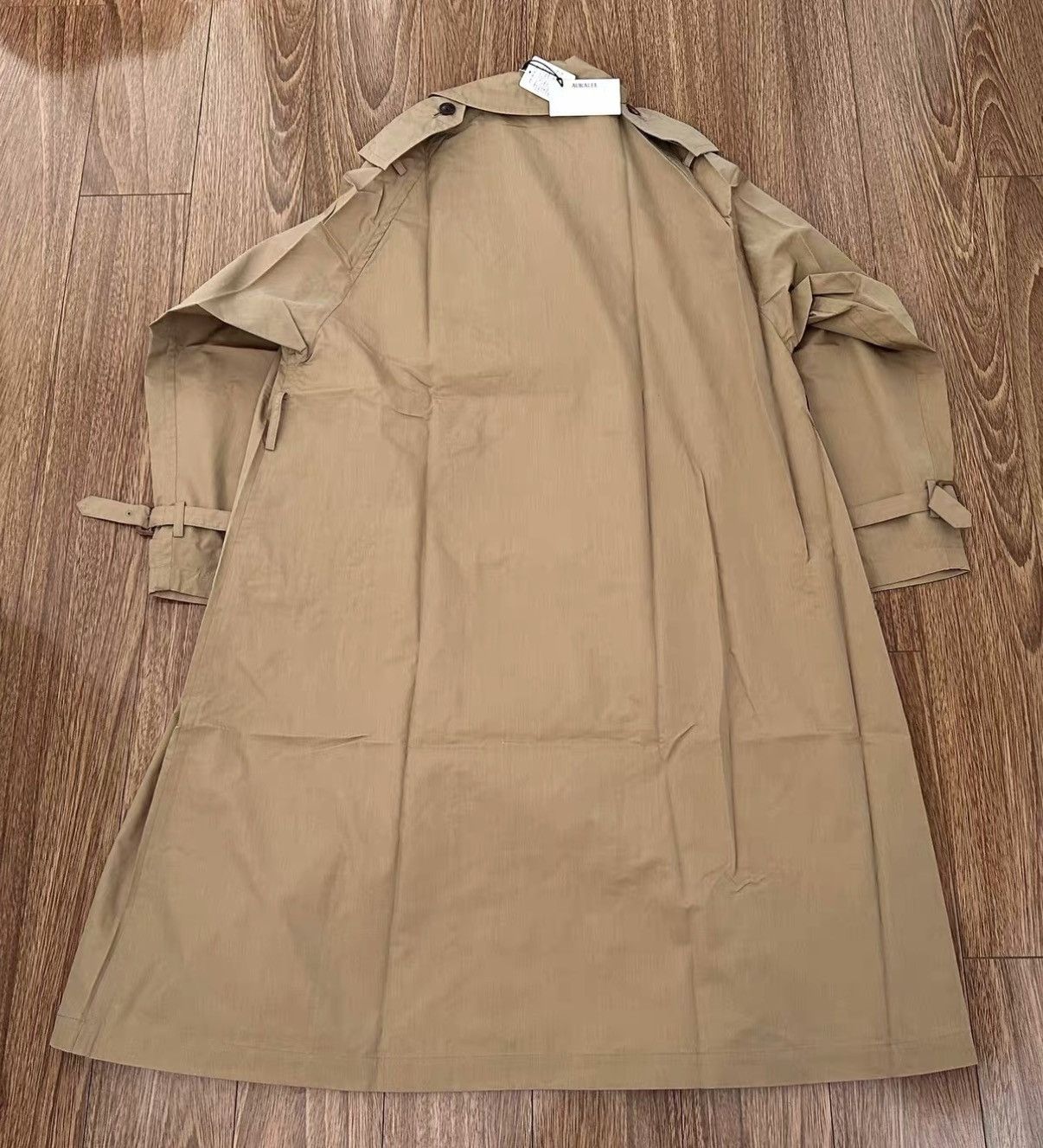 Auralee AURALEE FINX POLYESTER BIG TRENCH COAT Size US L / EU 52-54 / 3 - 2 Thumbnail