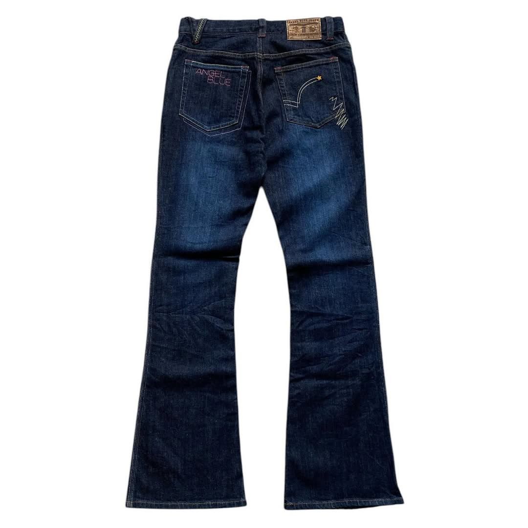 Angel Blue × Japanese Brand × Le Grande Bleu (L.G.B.) 90's Angel Blue Flared Jeans Size US 30 / EU 46 - 2 Thumbnail