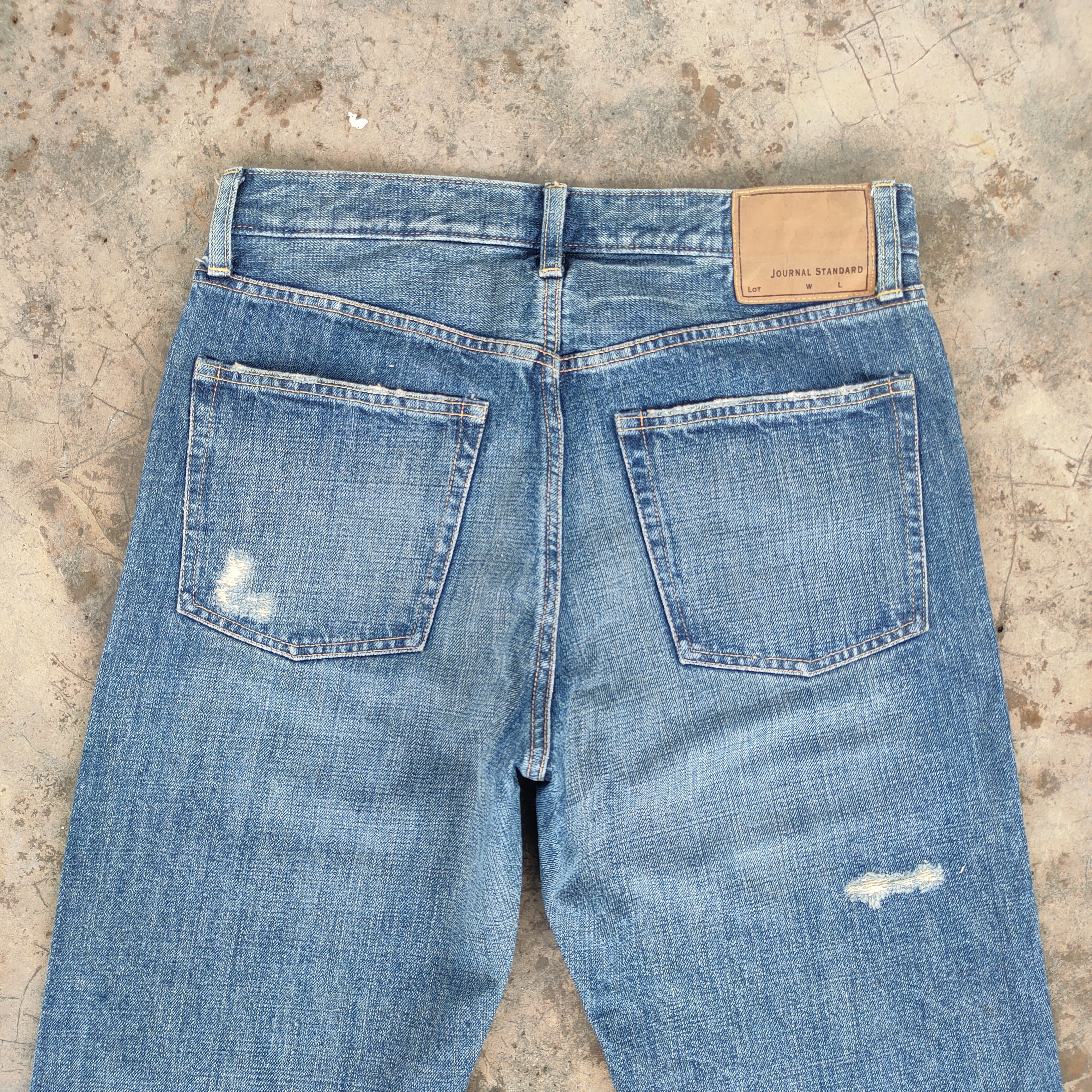 Vision Streetwear Vintage japanese button fly faded jeans denim pants Size US 30 / EU 46 - 12 Thumbnail