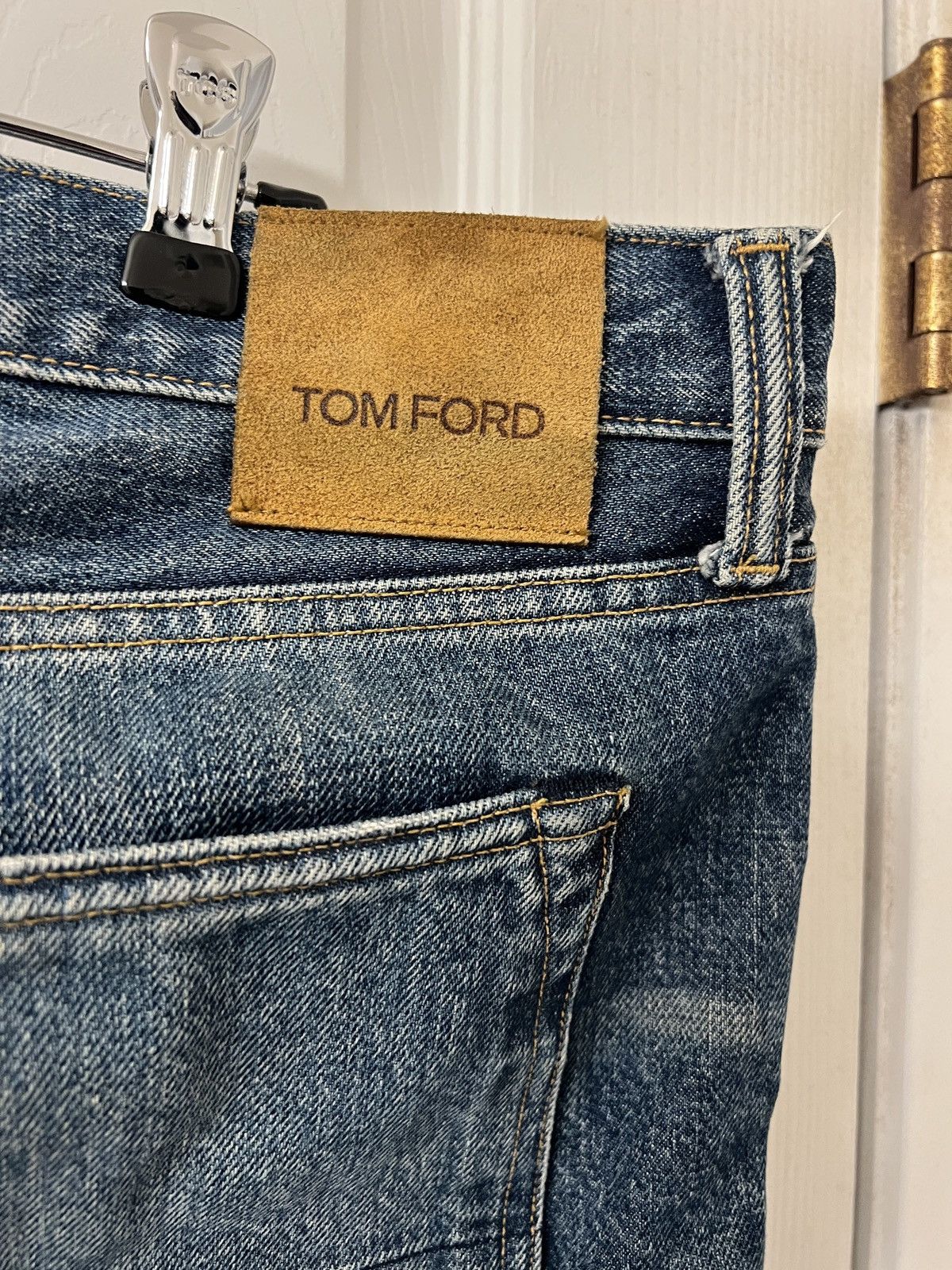 Tom Ford Vintage Tom Ford Selvedge Straight Jeans 38x30 Made in US Size US 38 / EU 54 - 8 Thumbnail