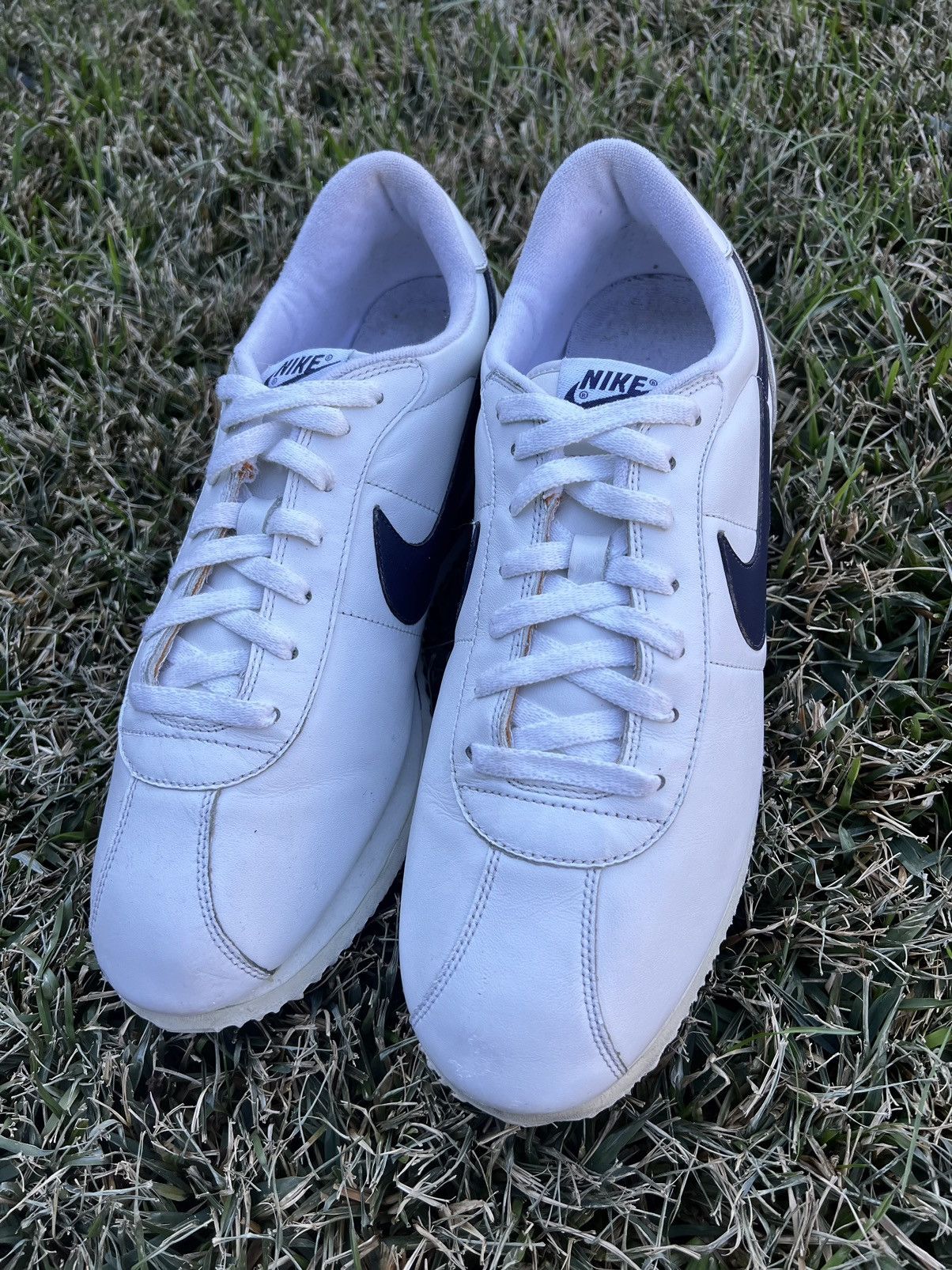 Nike RARE Nike Cortez 2009 White Blue size 13 Mens shoes Size US 13 / EU 46 - 3 Thumbnail