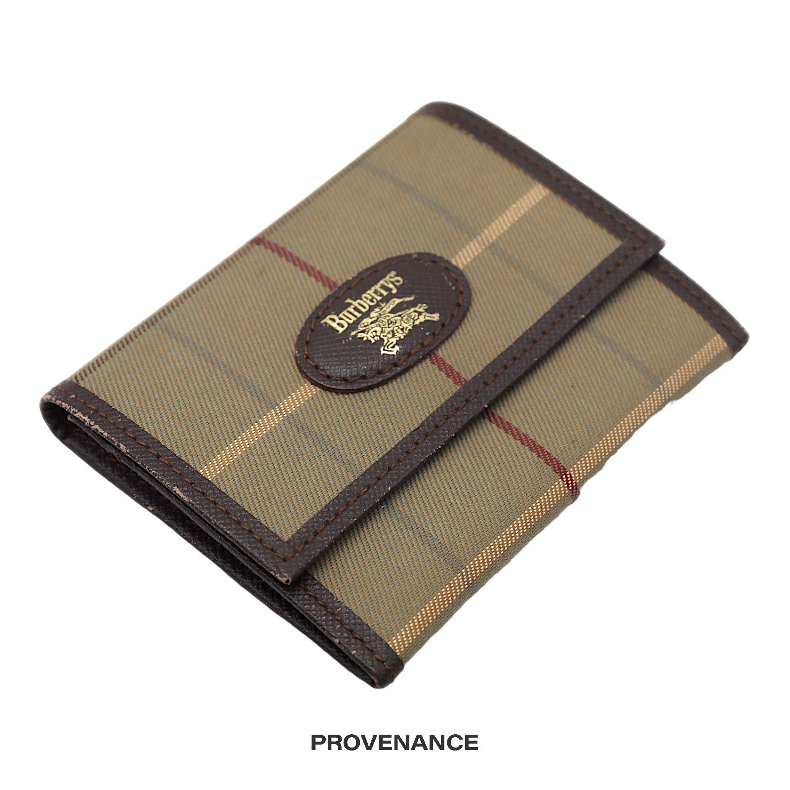 Burberry 🔴 Burberry Horizontal Gusset Snap Coin Wallet - Nova Check Size ONE SIZE - 3 Thumbnail