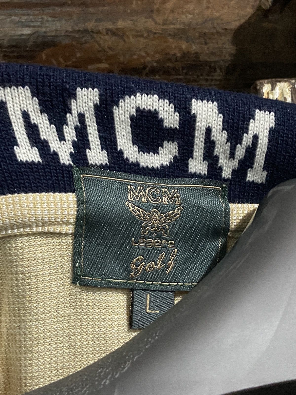Vintage Vintage MCM golf long sleeve white cream t-shirt L Size US L / EU 52-54 / 3 - 6 Thumbnail