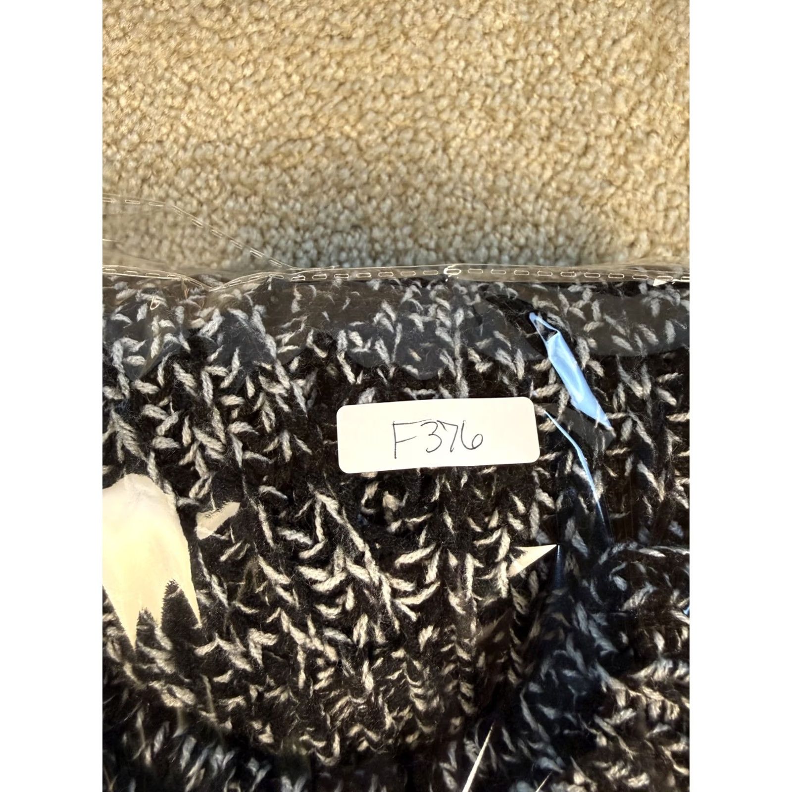 Topshop Topshop Womens Sweater Crop Black Size 4 - 6 Loose Knit Mock Neck Pullover Size M / US 6-8 / IT 42-44 - 8 Thumbnail