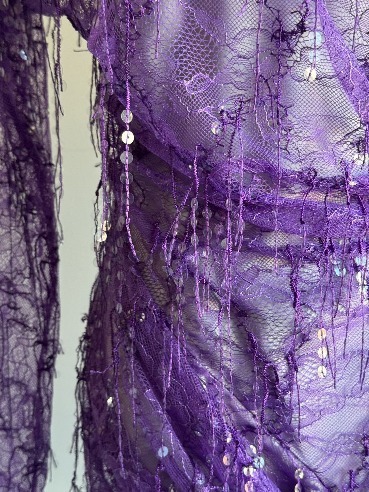 Christopher Esber Christopher Esber encased beaded lace mini dress purple S Size S / US 4 / IT 40 - 4 Thumbnail