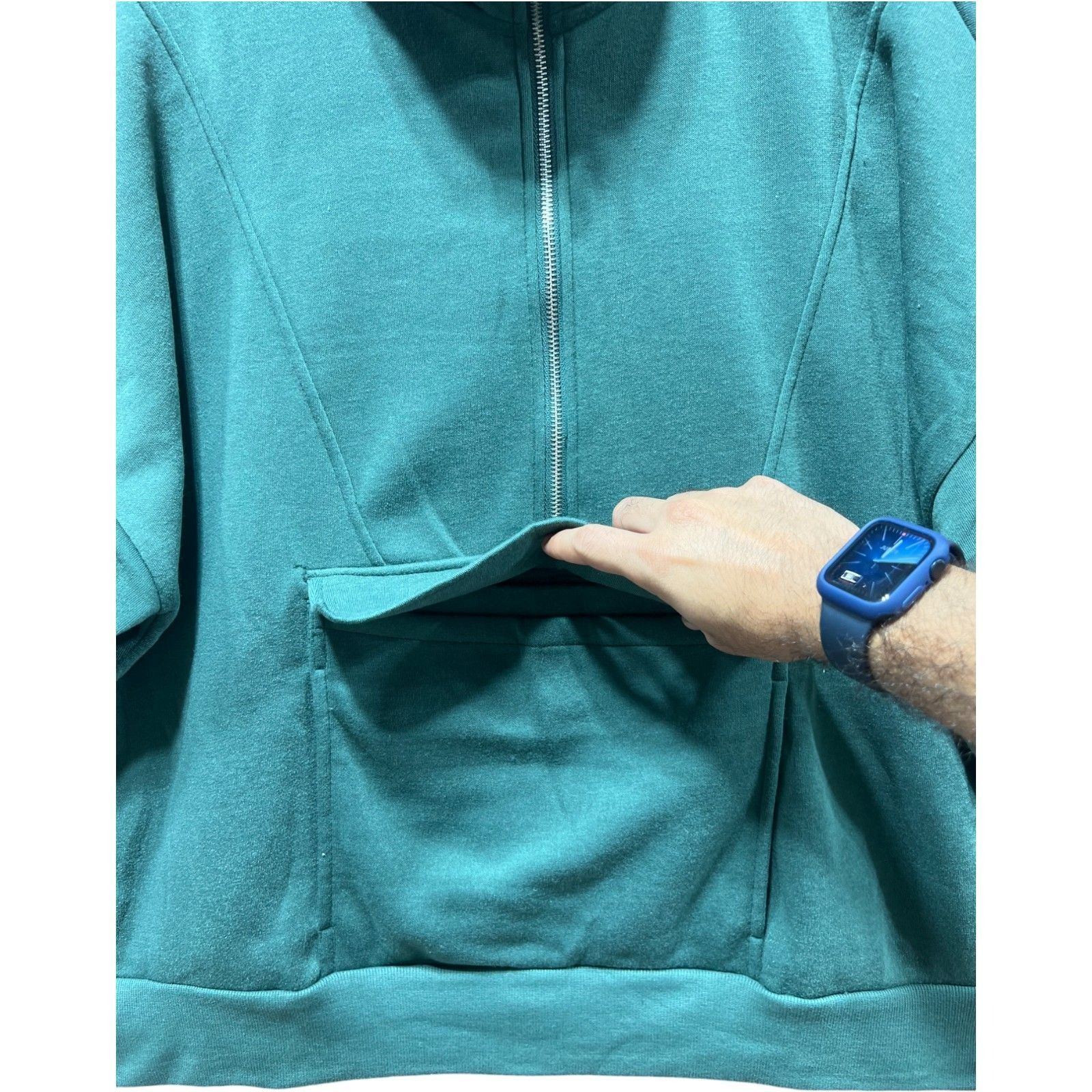 Other Love Mood - Women's Long Sleeve Sweatshirt - Green - Kangaro Size L / US 10 / IT 46 - 10 Thumbnail