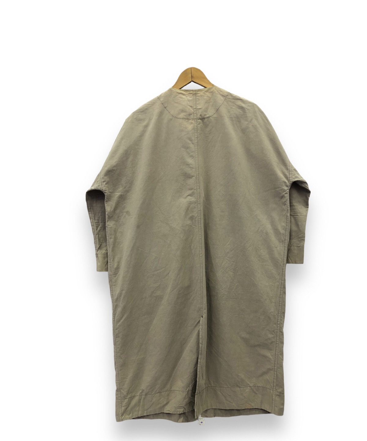 Japanese Brand Pual Ce Cin Nippon Made Outerwear Non Collar Long Coat Size US L / EU 52-54 / 3 - 2 Thumbnail