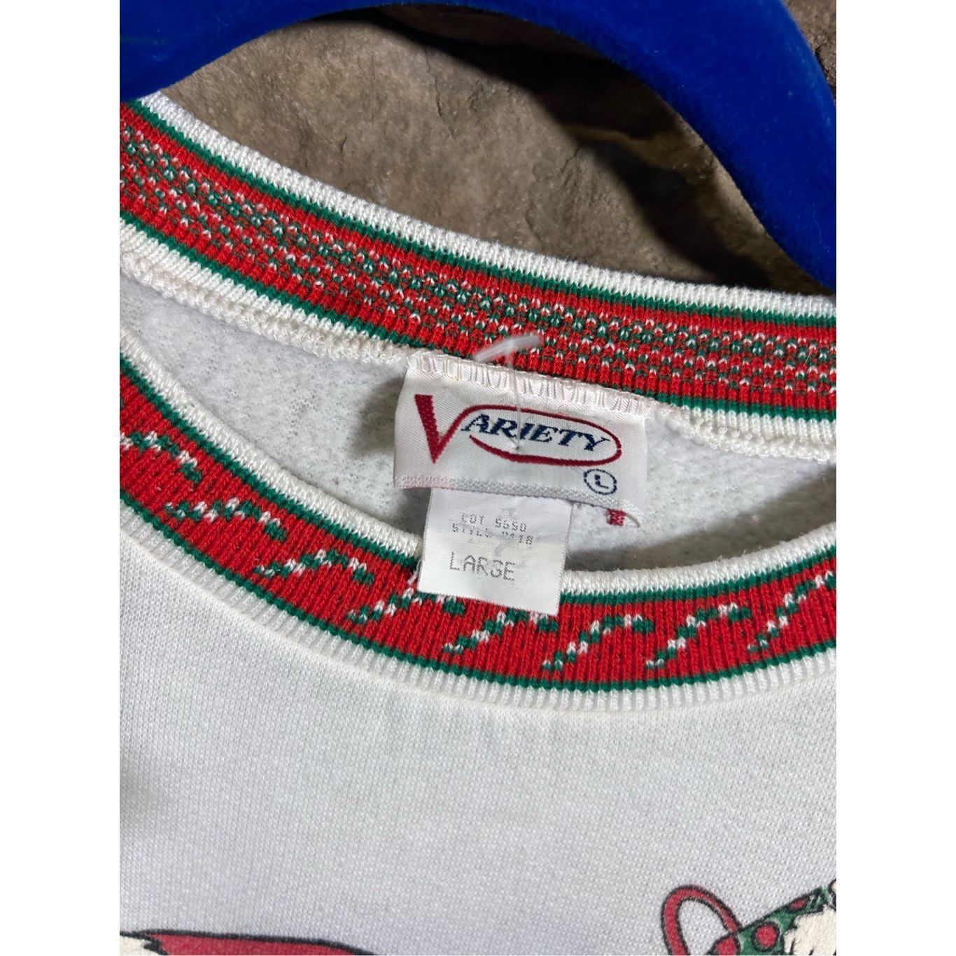 Vintage Women’s L - Vintage 1990s Teddy Bear Christmas Pretty Cute R Size L / US 10 / IT 46 - 3 Thumbnail