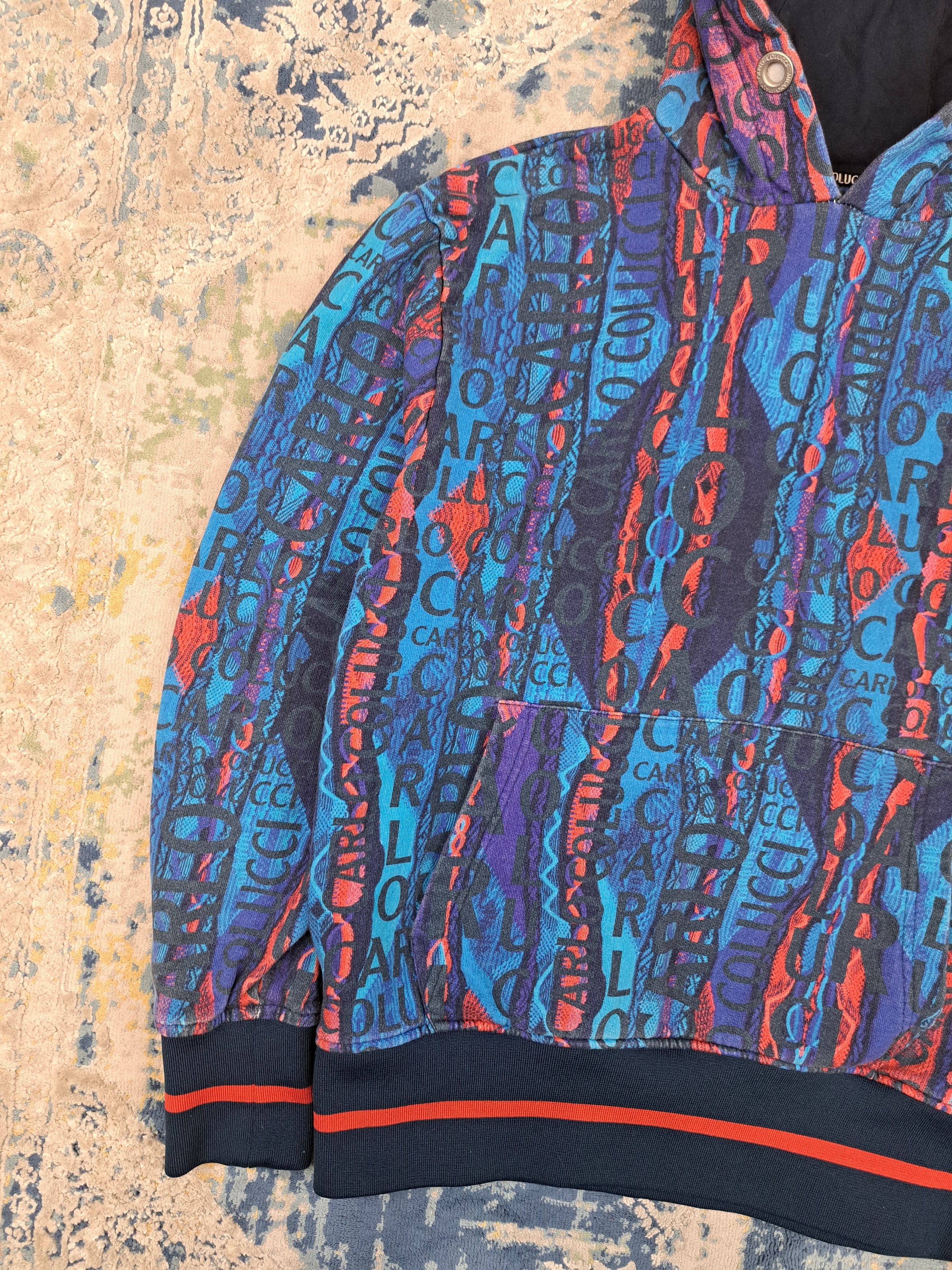 Carlo Colucci Carlo Colucci Multicolor Hoodie Coogi Style Avant Garde Size US M / EU 48-50 / 2 - 3 Thumbnail