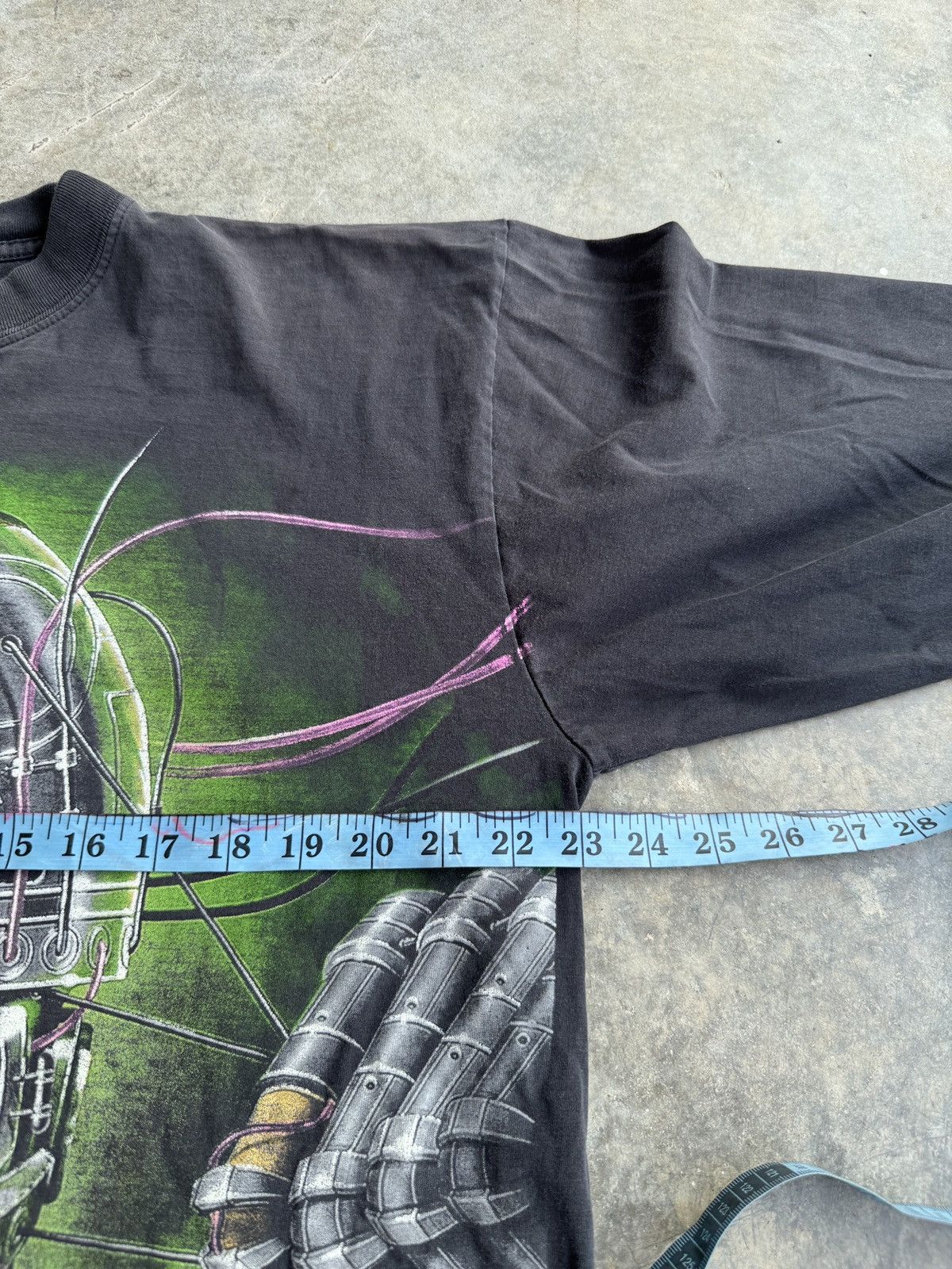 Thunderdome *RARE* GRAIL THUNDERDOME VINTAGE 90s THE GALACTIC CYBERDEATH Size US XL / EU 56 / 4 - 5 Thumbnail