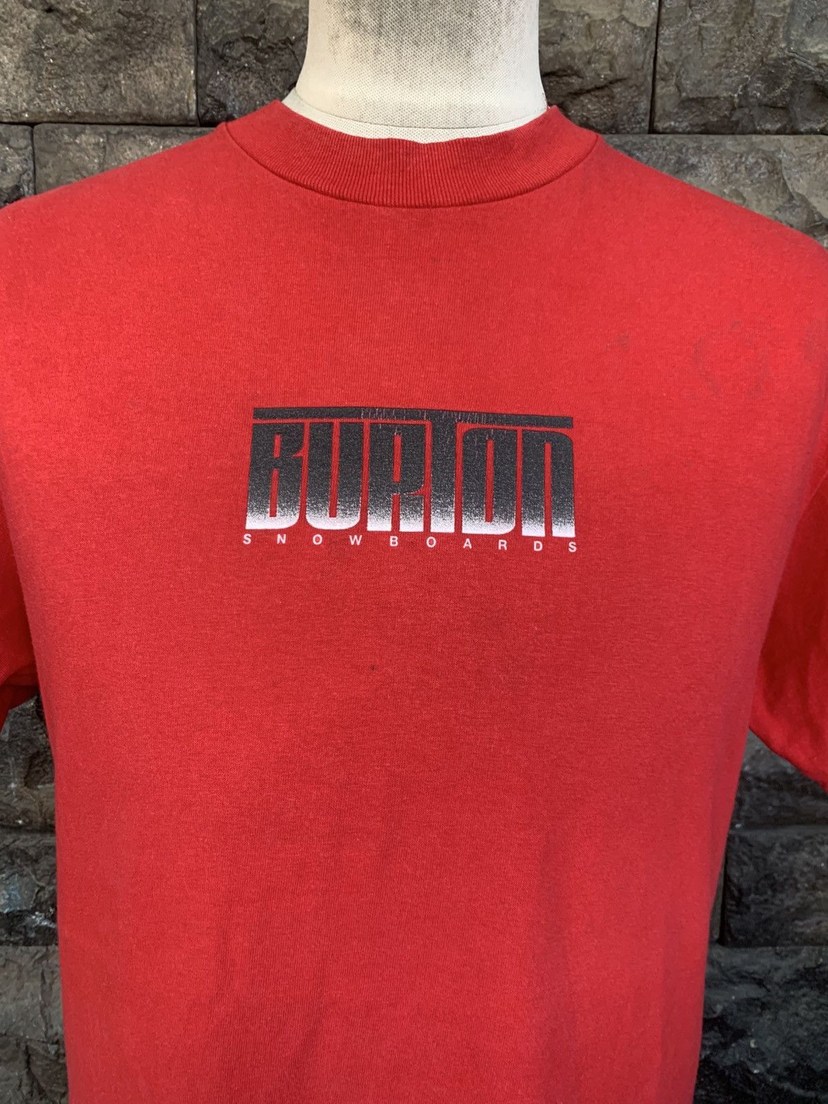 Burton Vintage Burton Snowboards T shirt Size US M / EU 48-50 / 2 - 2 Thumbnail