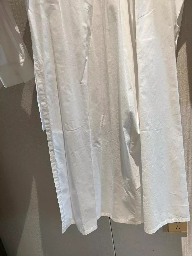 Yohji Yamamoto Yohji Yamamoto 94ss White Shirt Size US L / EU 52-54 / 3 - 7 Thumbnail