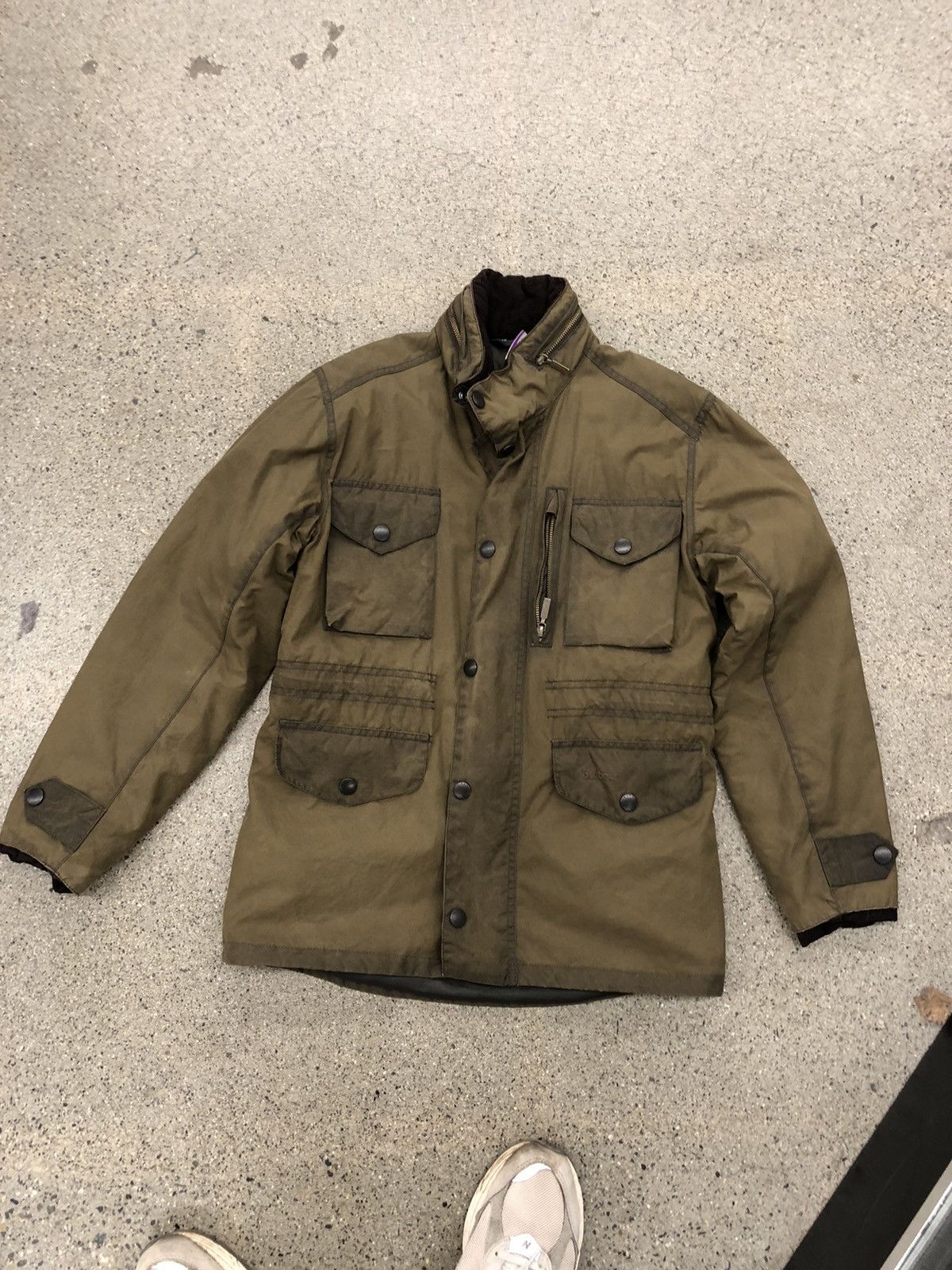 Barbour sapper wax jacket olive best sale