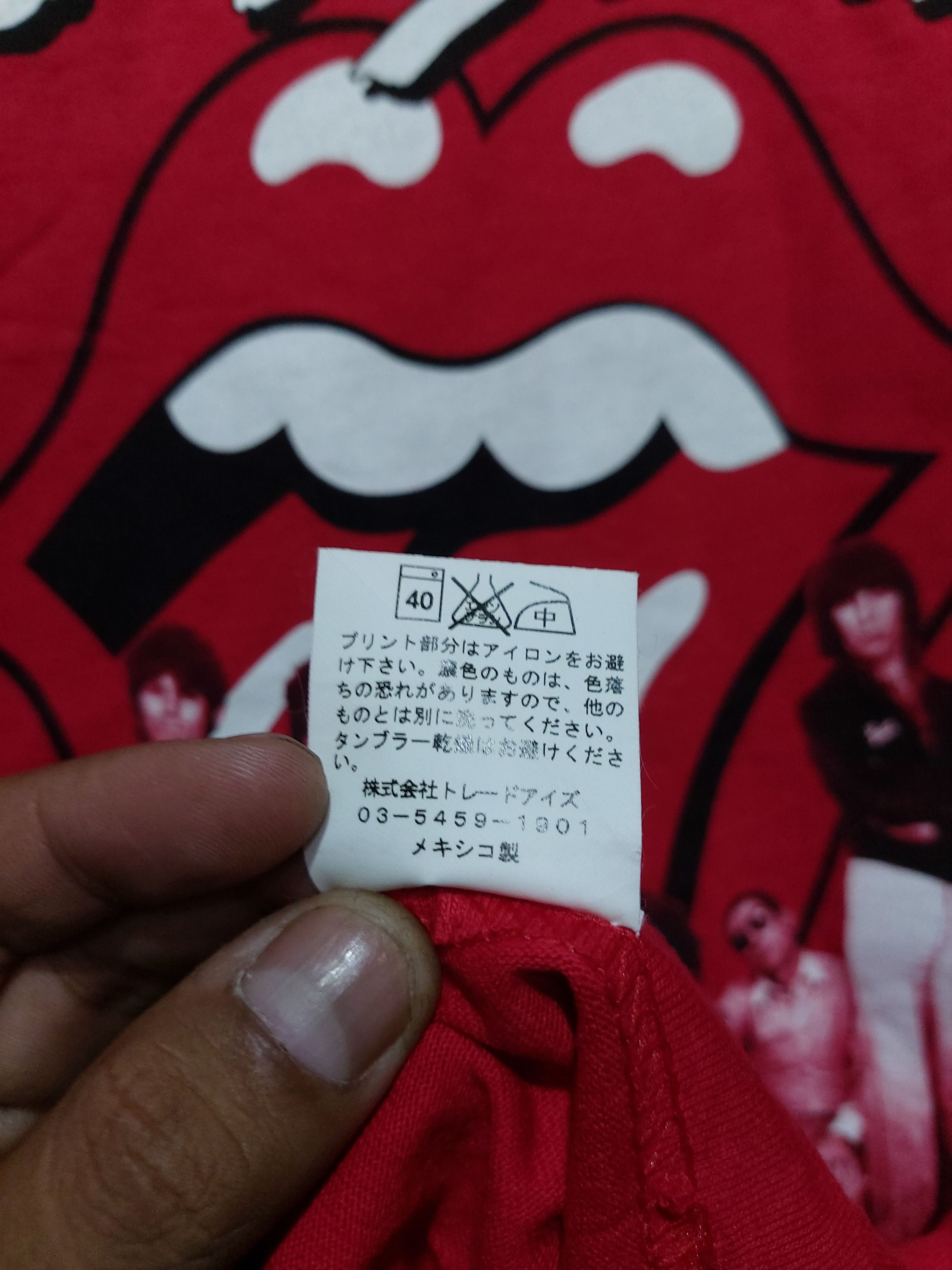 Band Tees × The Rolling Stones 2000'S ROLLING STONES PERSONNEL PROMO TEE Size US S / EU 44-46 / 1 - 8 Thumbnail