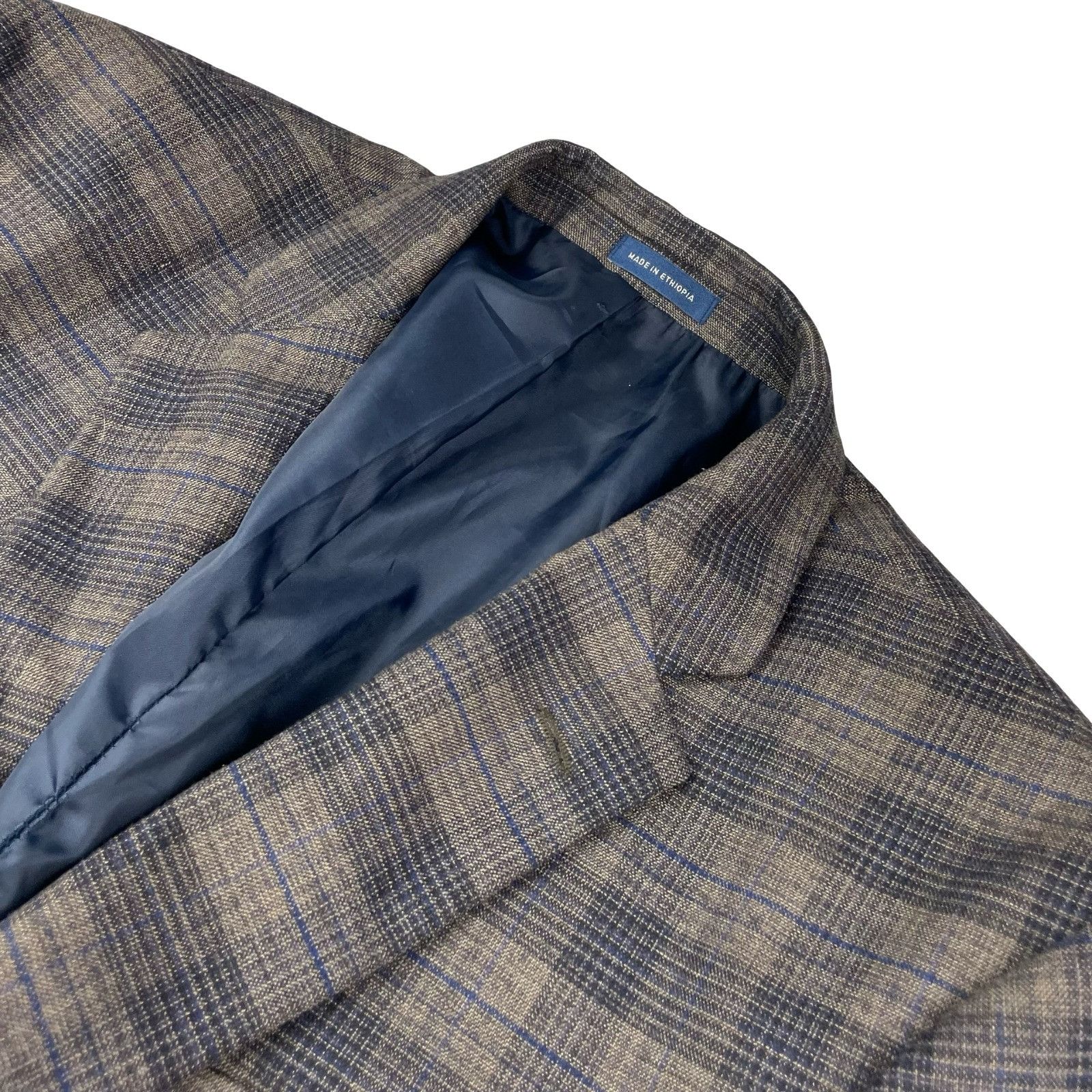 Stafford Stafford Men's Performance Elbow Patches 2-Button Blazer Gra Size 46R - 1 Thumbnail