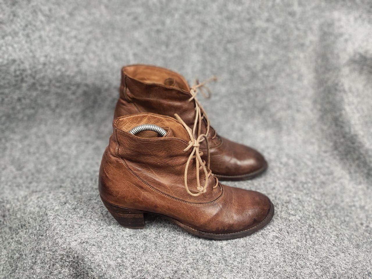 Officine Creative Officine Creative Leather Ankle lace Boots high-heeled Size US 7 / IT 37 - 2 Thumbnail
