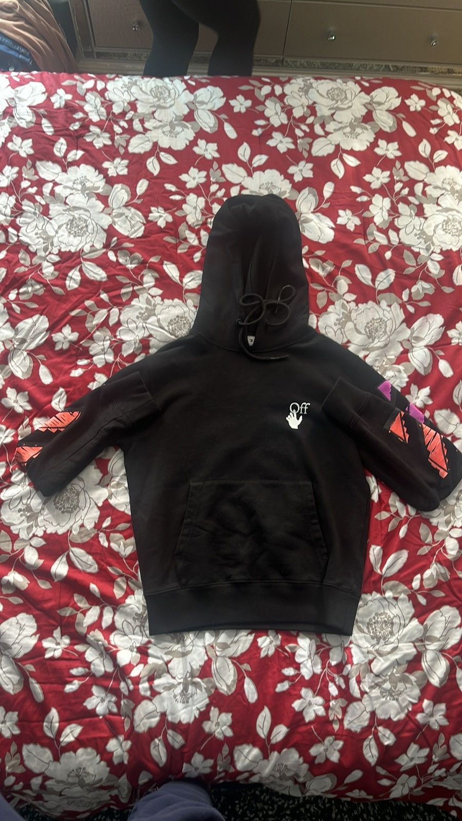 Off-White BRAND NEW AUTHENTIC BLACK OFF WHITE HOODIE Size US XS / EU 42 / 0 - 1 Thumbnail