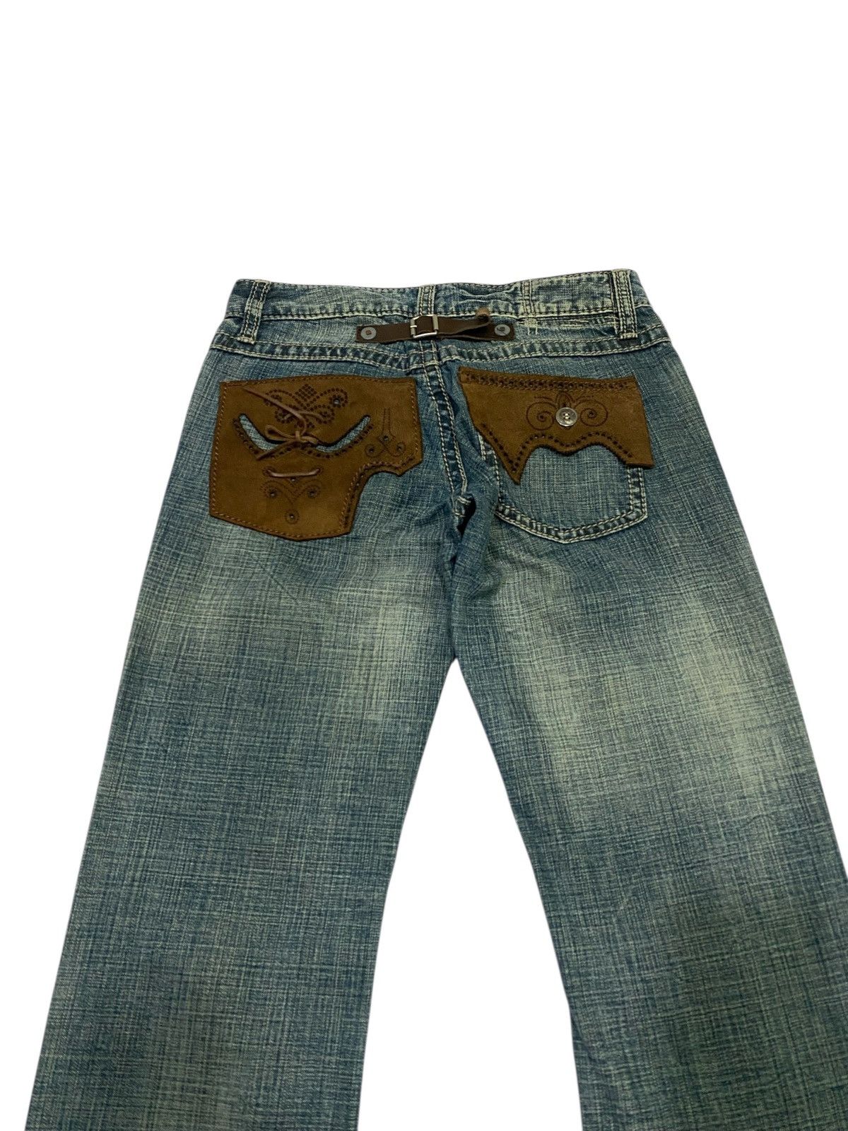 Marithe + Francois Girbaud Japanese brand X marithe francois girbaud flare cowboy jeans Size US 28 / EU 44 - 18 Thumbnail