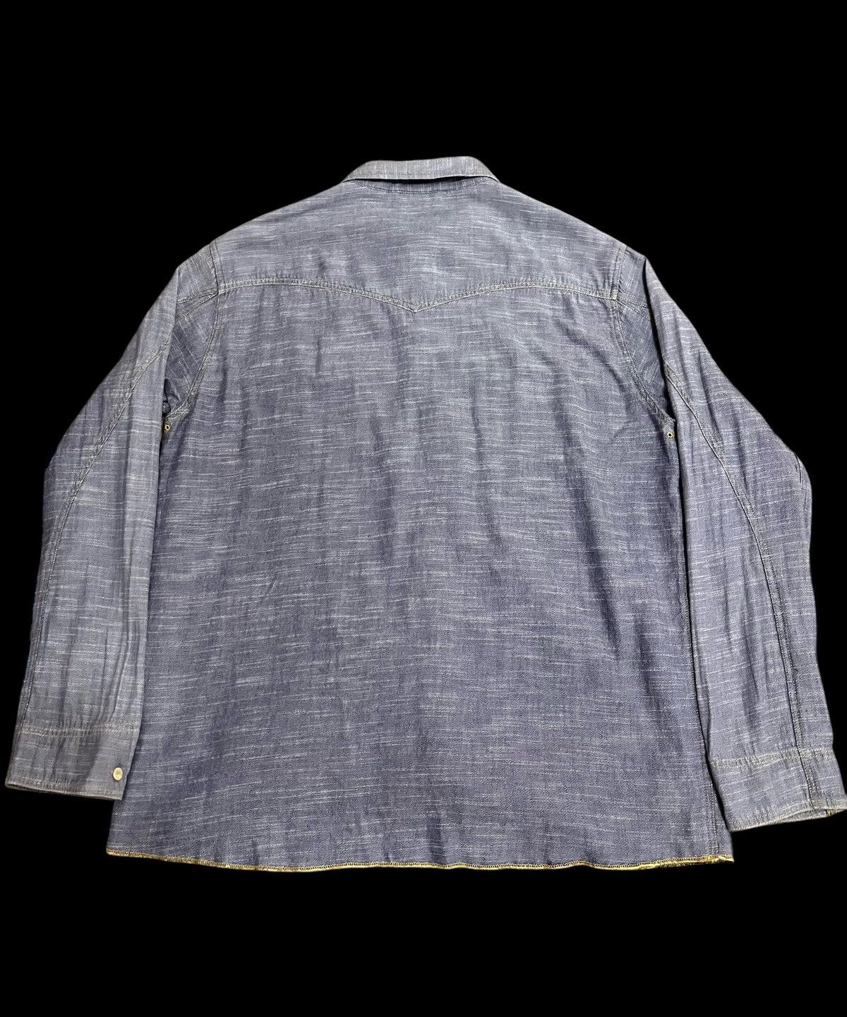 Fragment Design × Hiroshi Fujiwara × Japanese Brand Mad Hectic Chambray Button ups shirt Size US L / EU 52-54 / 3 - 7 Thumbnail
