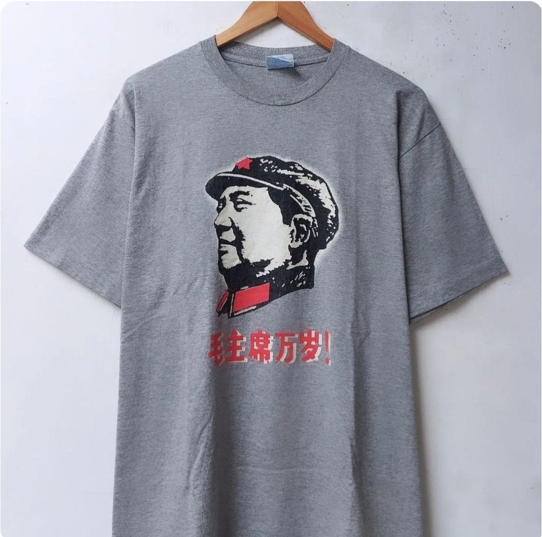 President's × Vintage Vintage Mao Zedong Tshirt Size US L / EU 52-54 / 3 - 3 Thumbnail