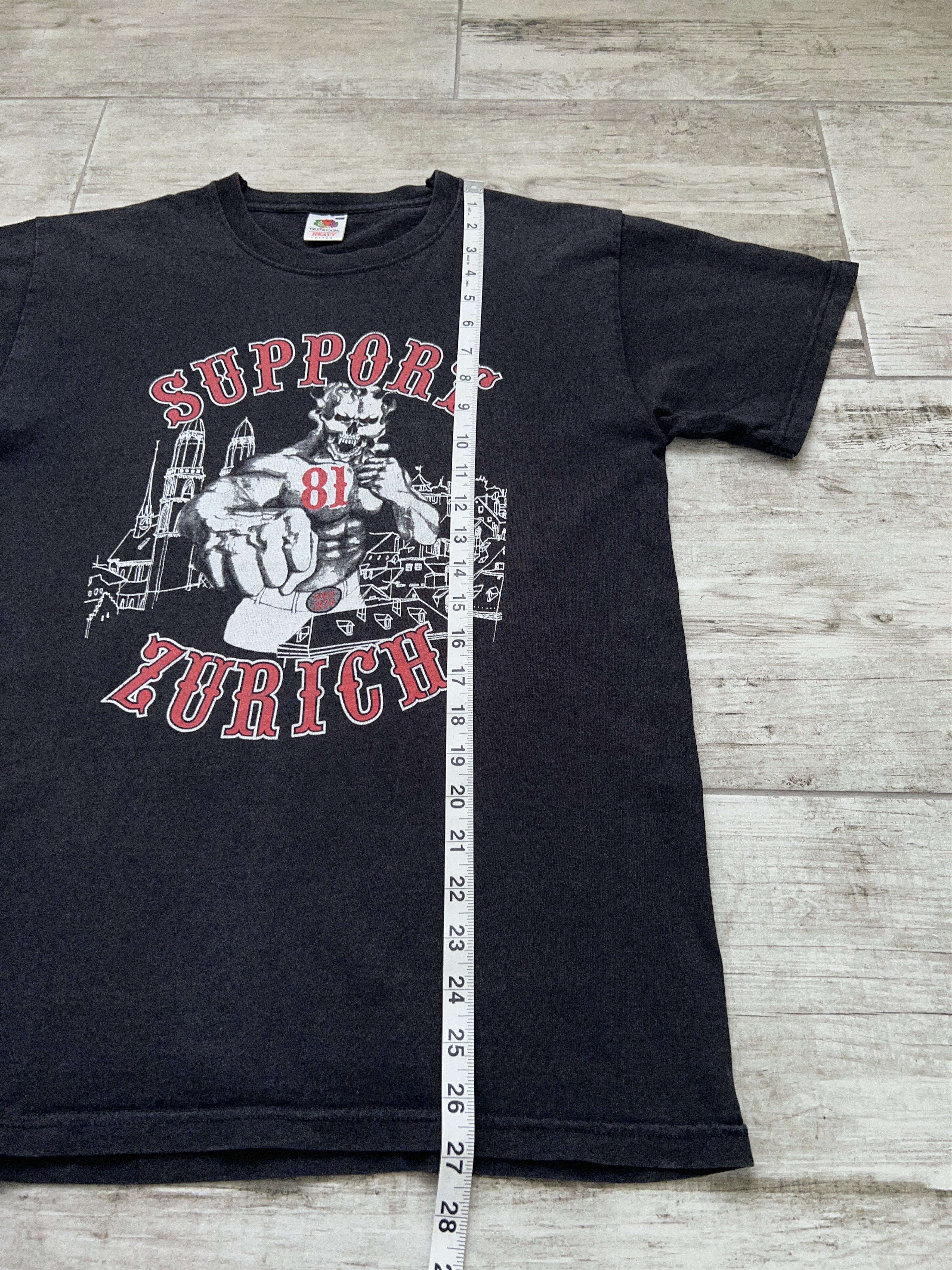 Band Tees Big Red Machine Support 81 Zurich Rock T Shirt Black Size US M / EU 48-50 / 2 - 6 Thumbnail