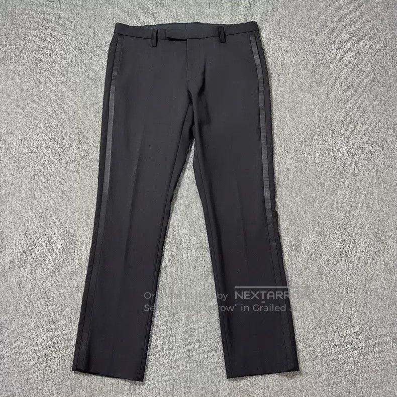 Dior Dior Black silk side seam satin suit pants Size US 30 / EU 46 - 1 Thumbnail